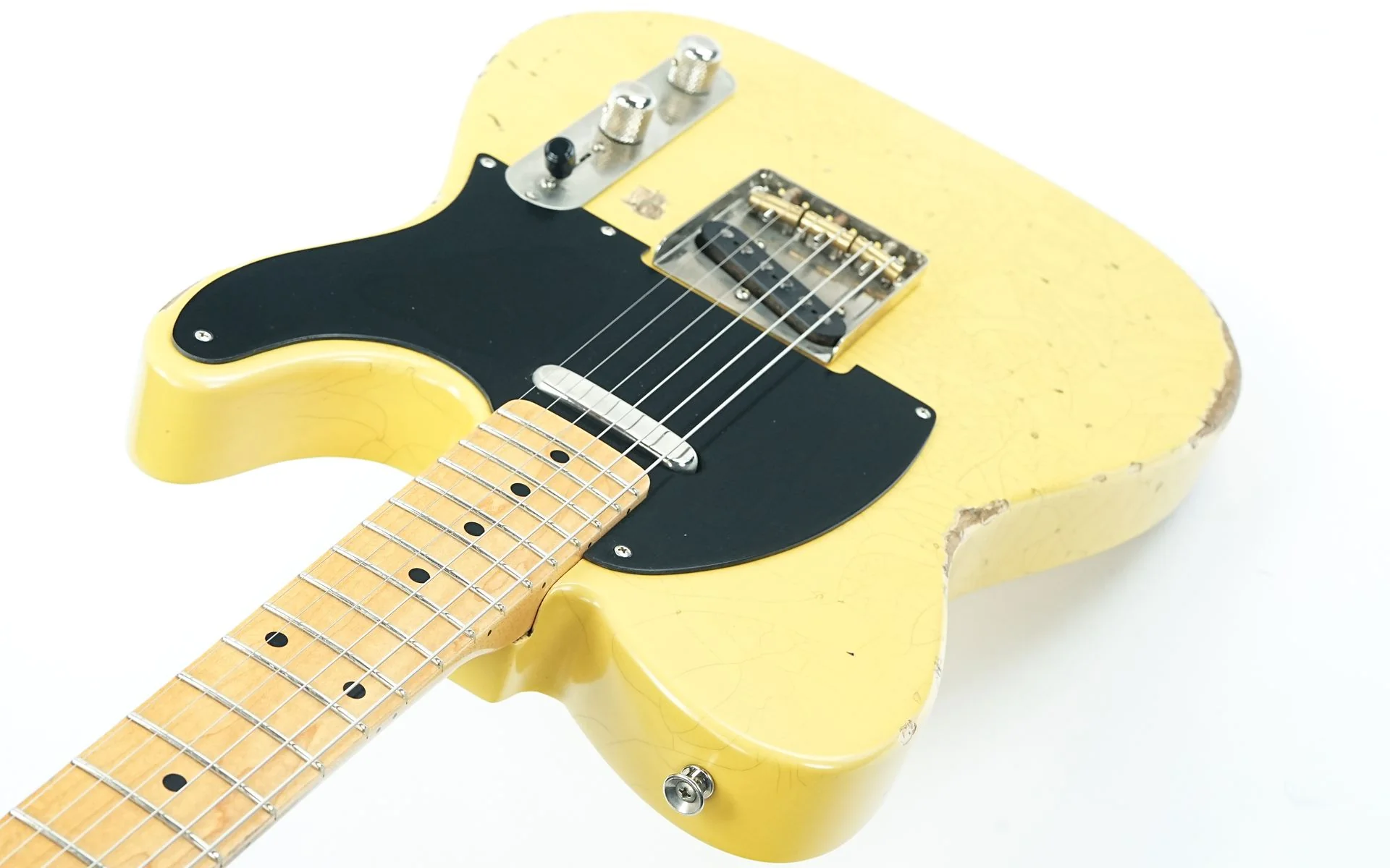 Del Tone 50s T Style Butterscotch Abachi Heavy Aged - Image 10