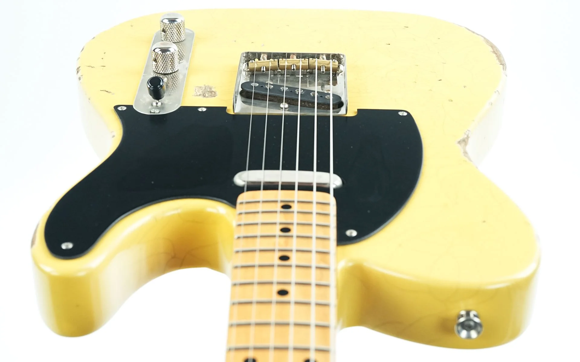 Del Tone 50s T Style Butterscotch Abachi Heavy Aged - Image 13