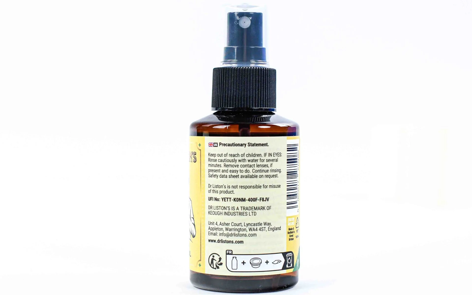 Dr Listons Superior Lemon Oil 100ML - Image 2