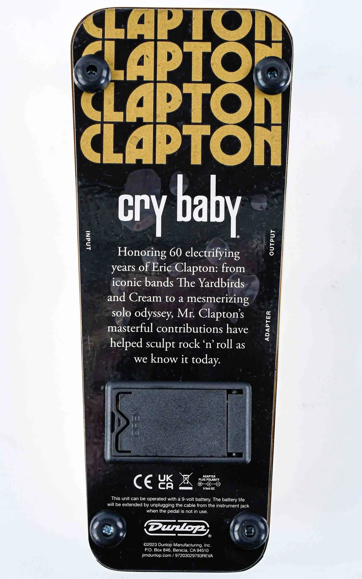 Dunlop Eric Clapton Cry Baby Wah - Image 5