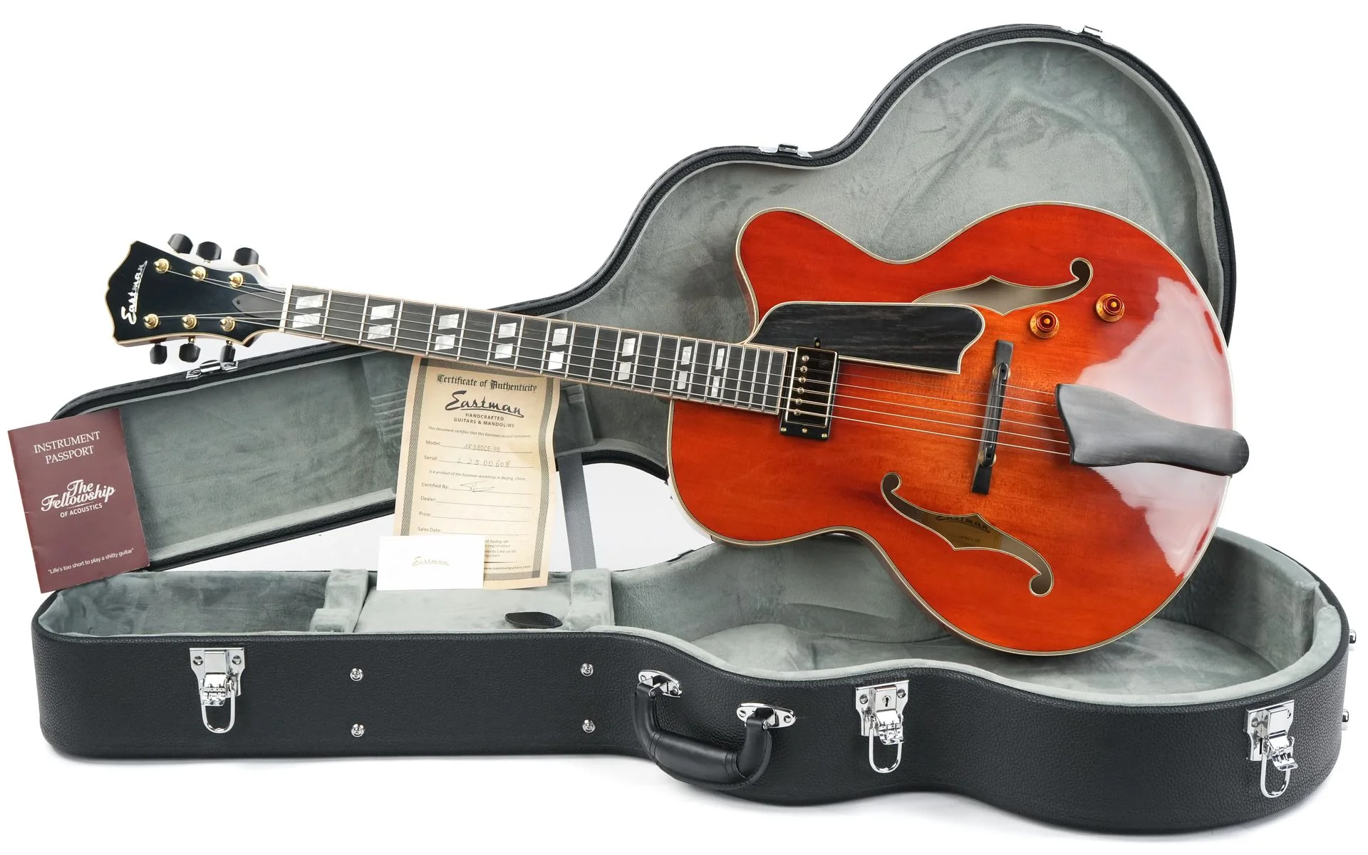 Eastman AR580CE Honeyburst - Image 3