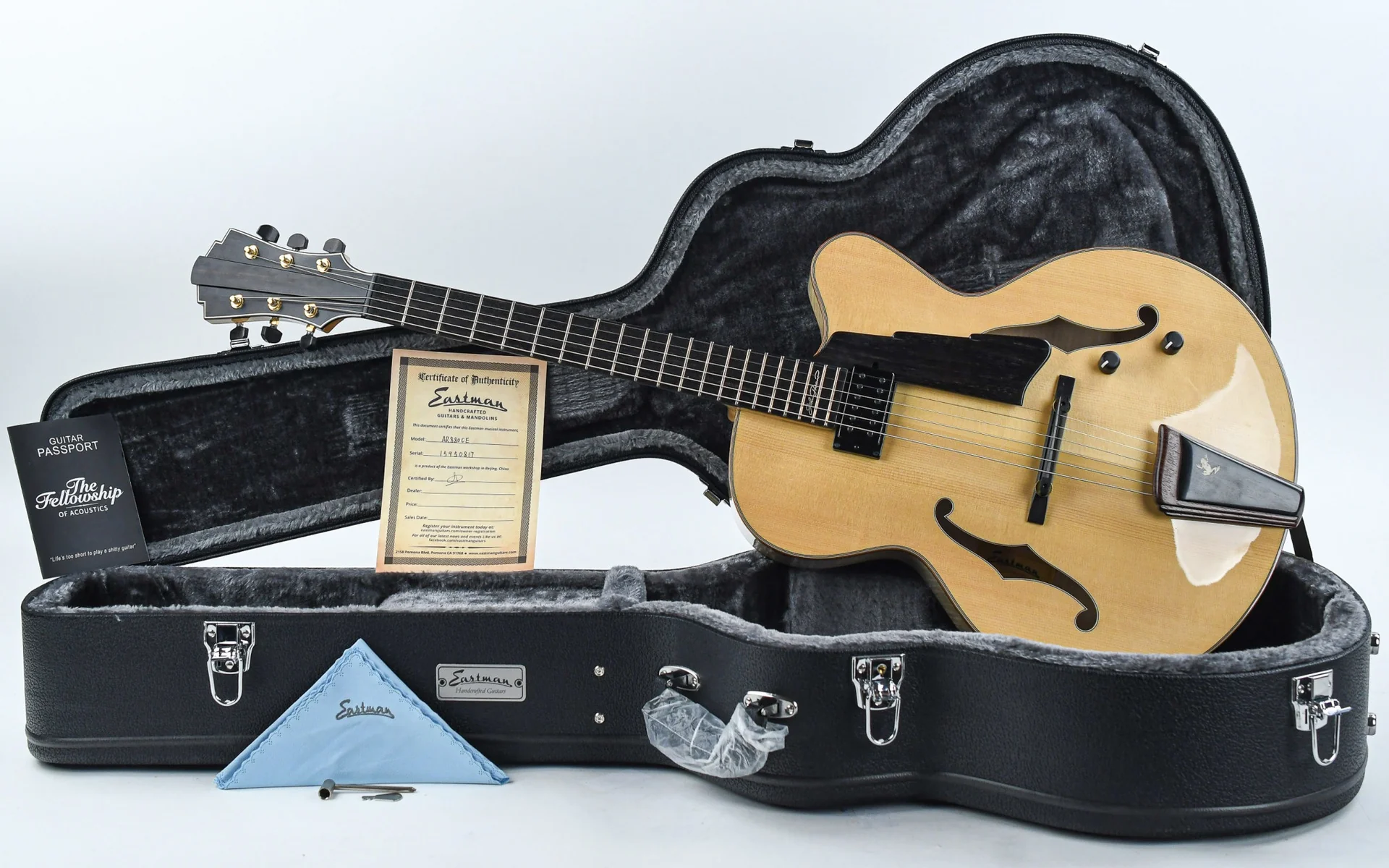 Eastman AR880CE Blonde John Pisano - Image 3