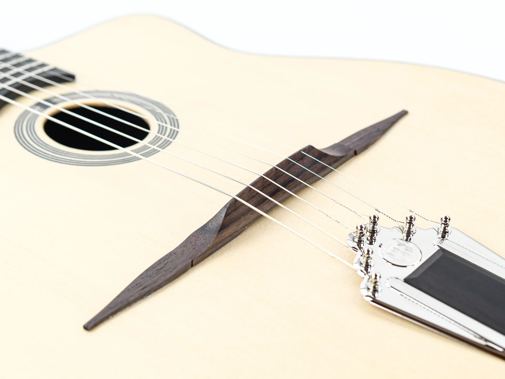 Eastman DM1 Natural Gypsy Guitar - Image 7