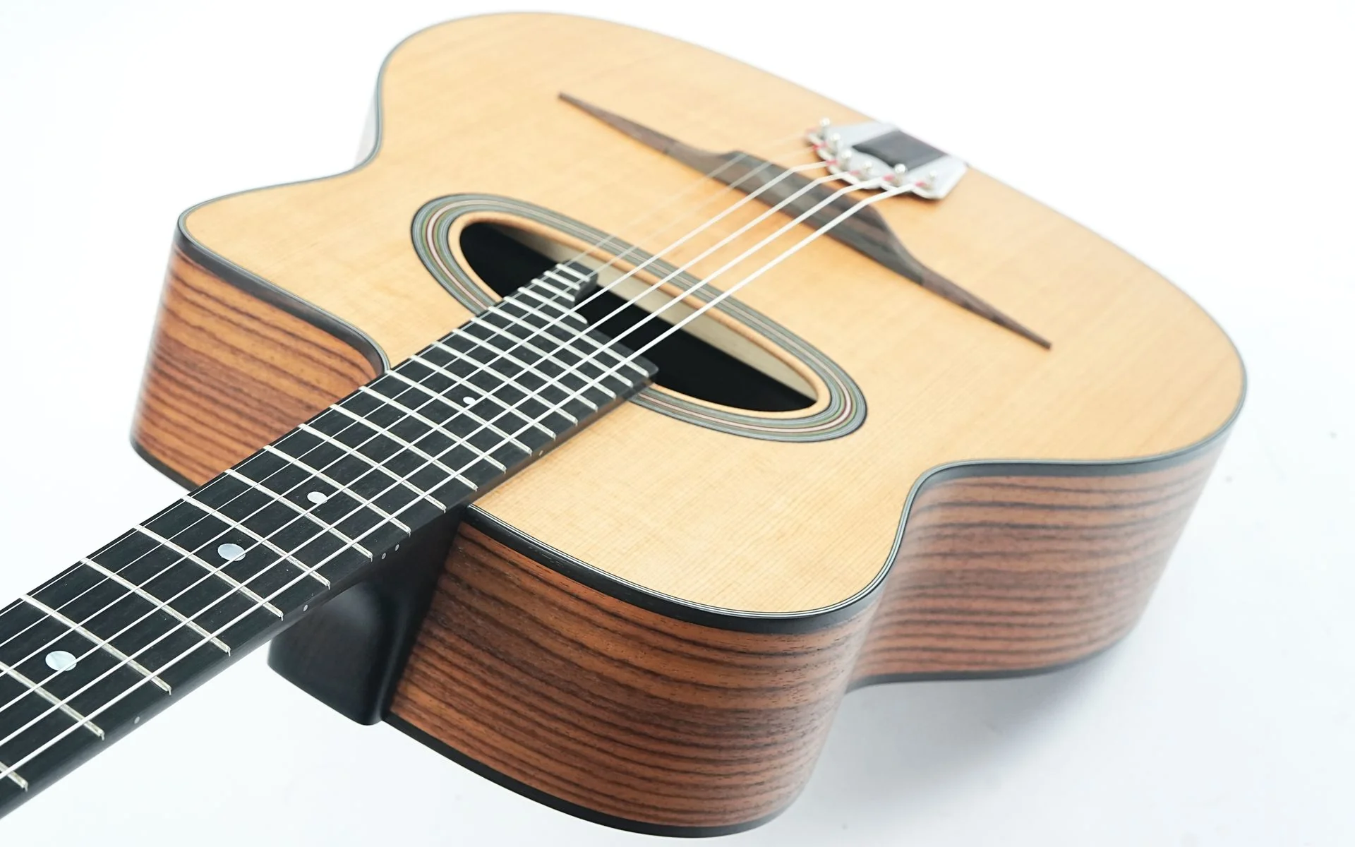 Eastman DM3 Natural Gypsy Guitar - Image 10