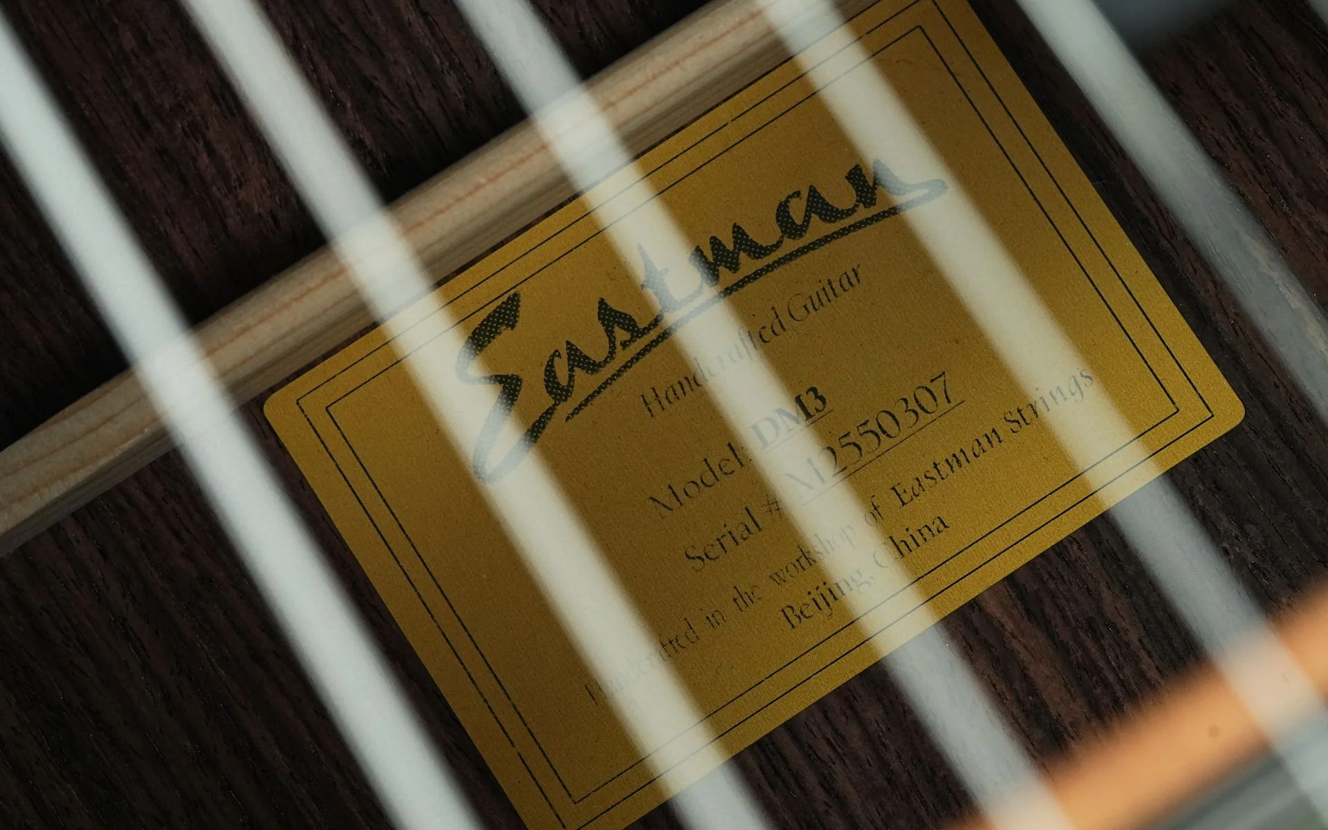 Eastman DM3 Natural Gypsy Guitar - Image 11