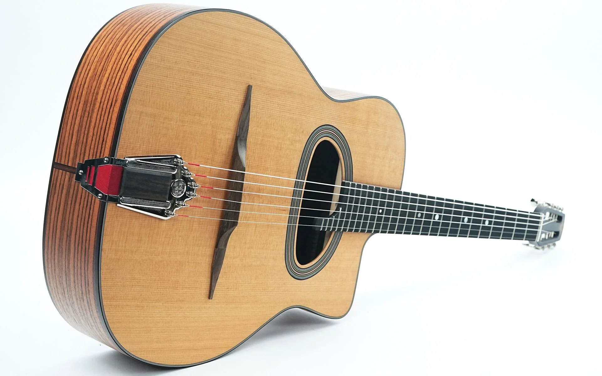Eastman DM3 Natural Gypsy Guitar - Image 12