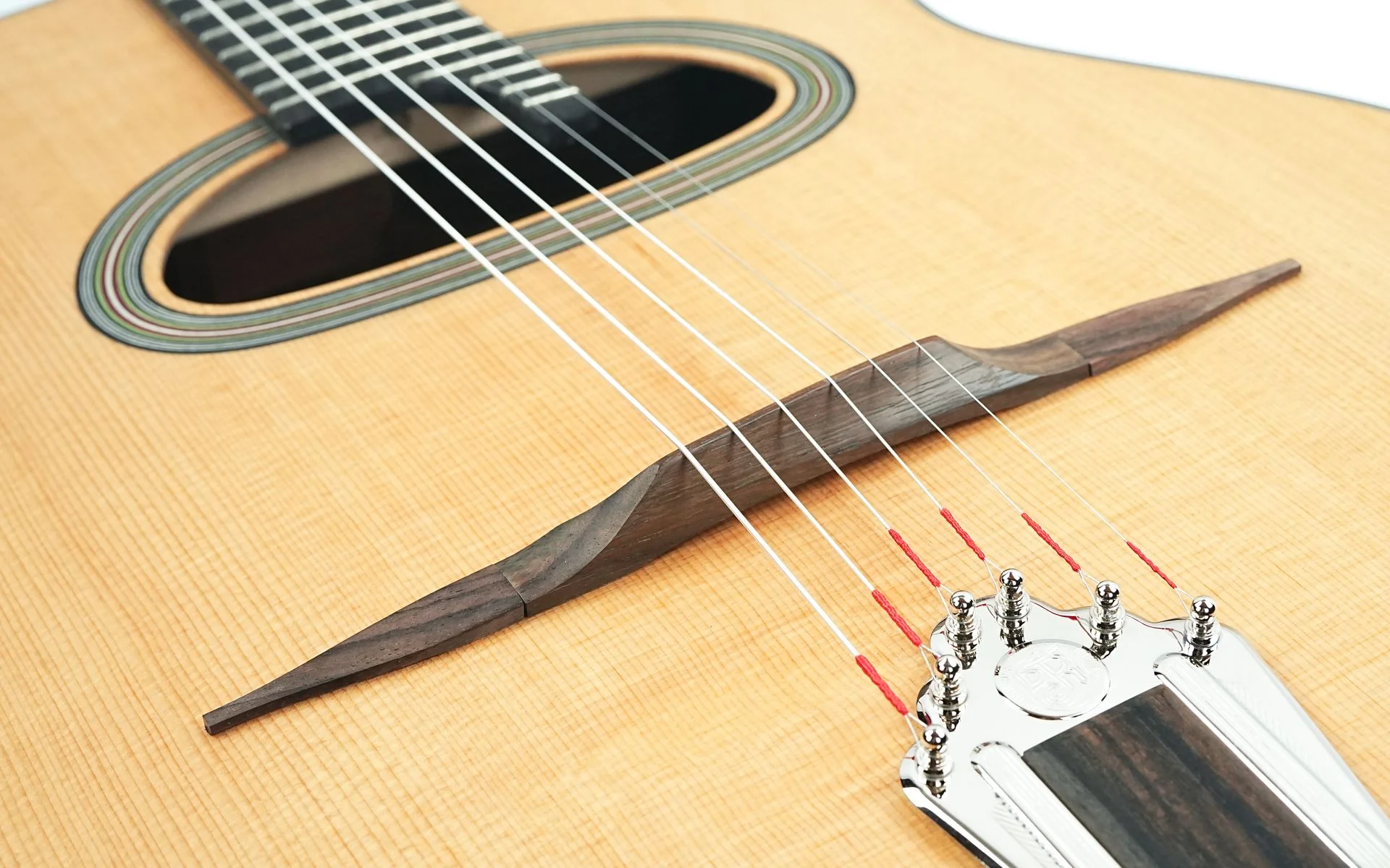 Eastman DM3 Natural Gypsy Guitar - Image 7