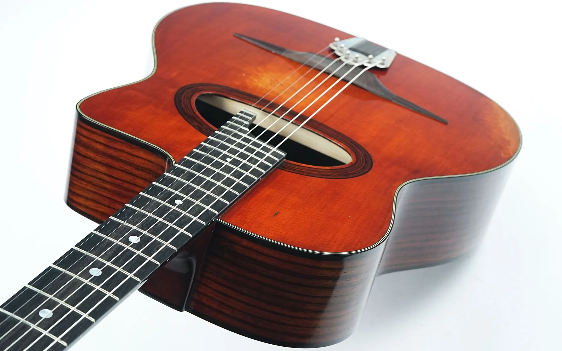 Eastman DM4/v Gypsy Guitar - Image 9