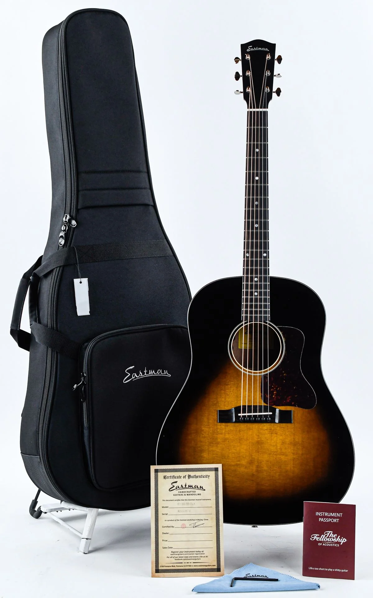 Eastman E1SS Deluxe Sunburst - Image 3