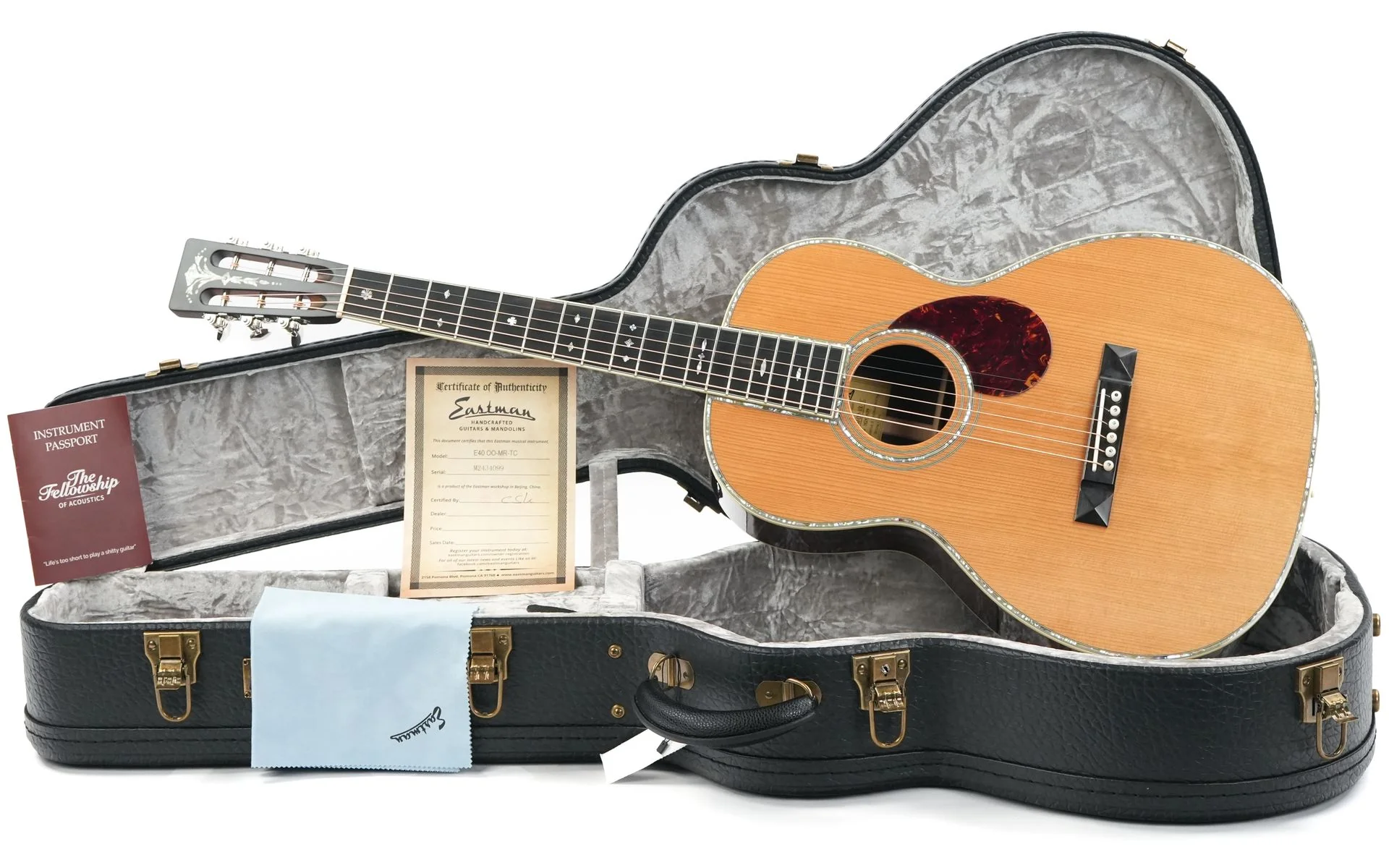 Eastman E40OO Adirondack Madagascar Rosewood - Image 3