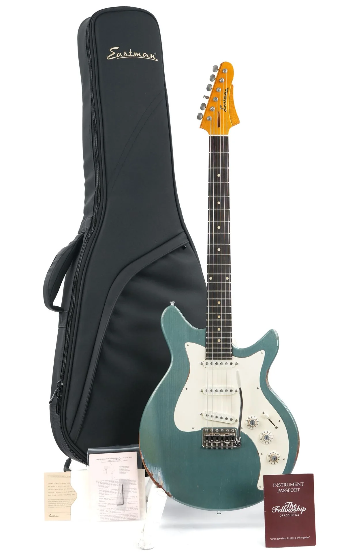 Eastman Kauffmann Series DC Vintage Faded Pelham Blue Medium Relic - Image 3