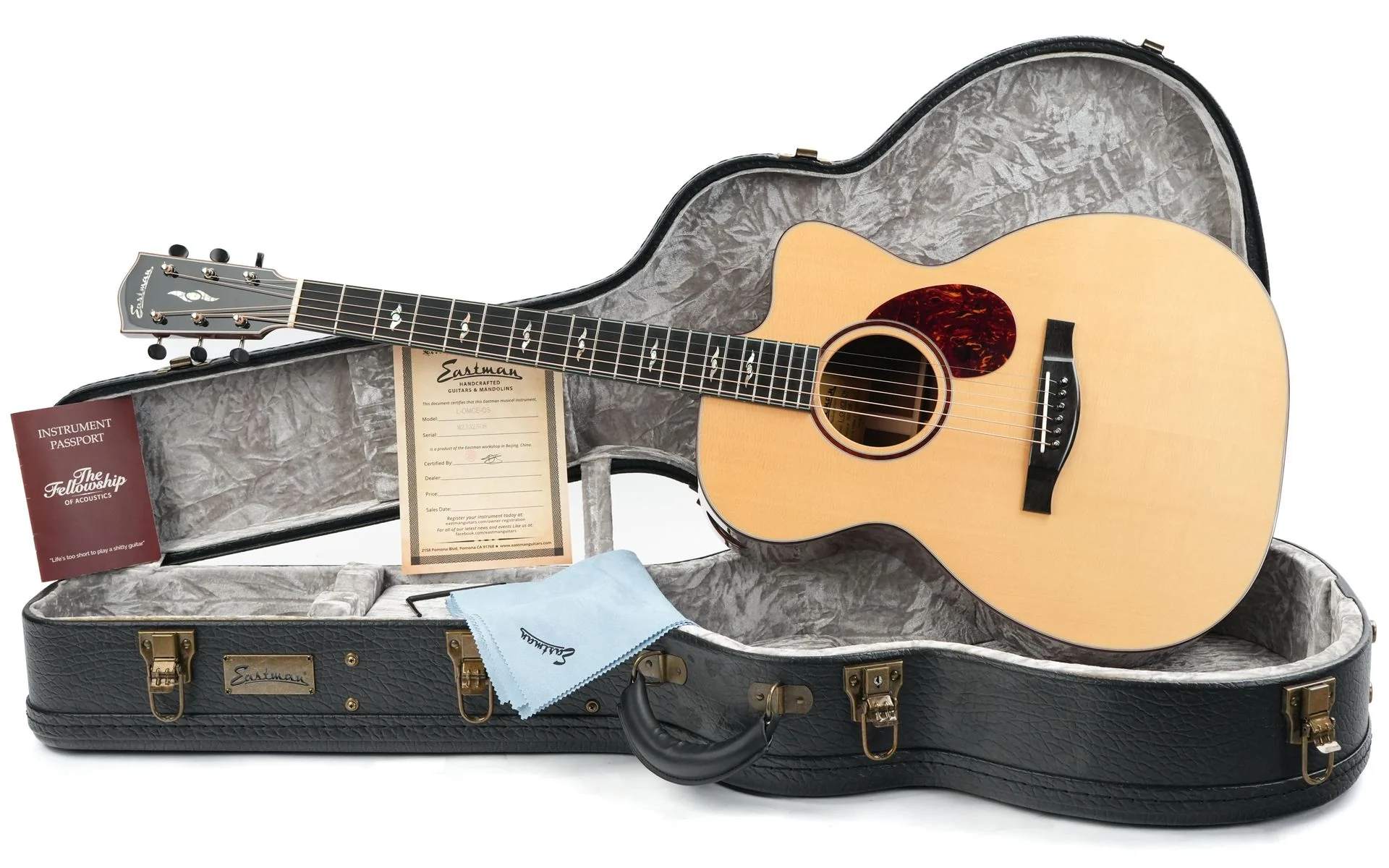 Eastman Luthier OMCE Quilted Sapele 2023 - Image 3