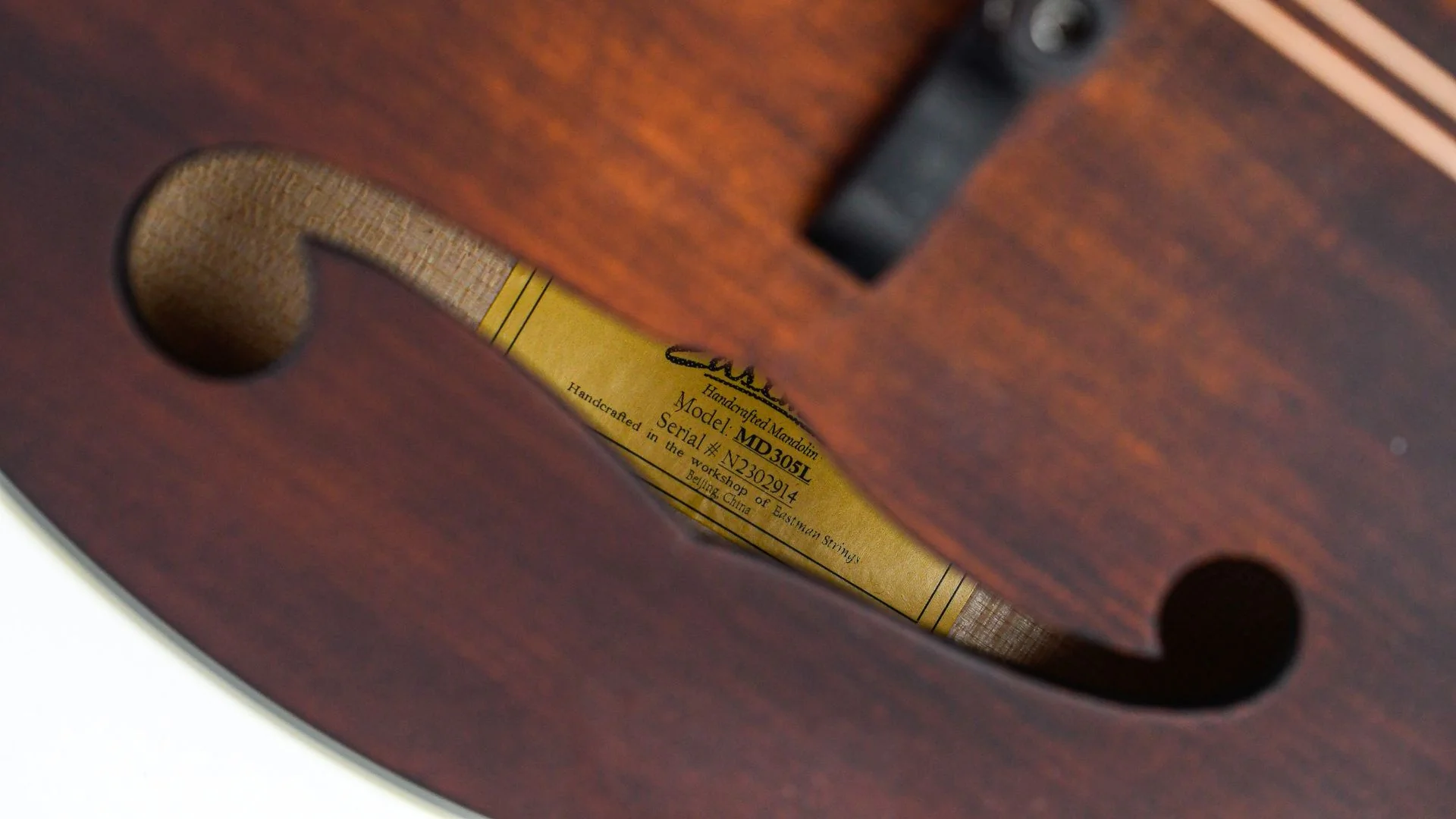 Eastman MD305 A Style Mandolin Lefty - Image 11