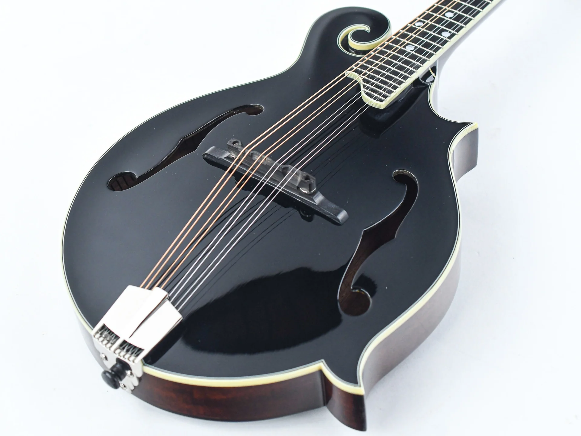 Eastman MD415BK F Style Mandolin Black - Image 11