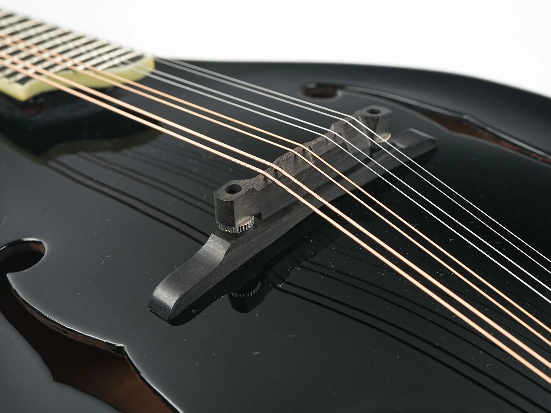 Eastman MD505 Black Top Limited A Style Mandolin - Image 7