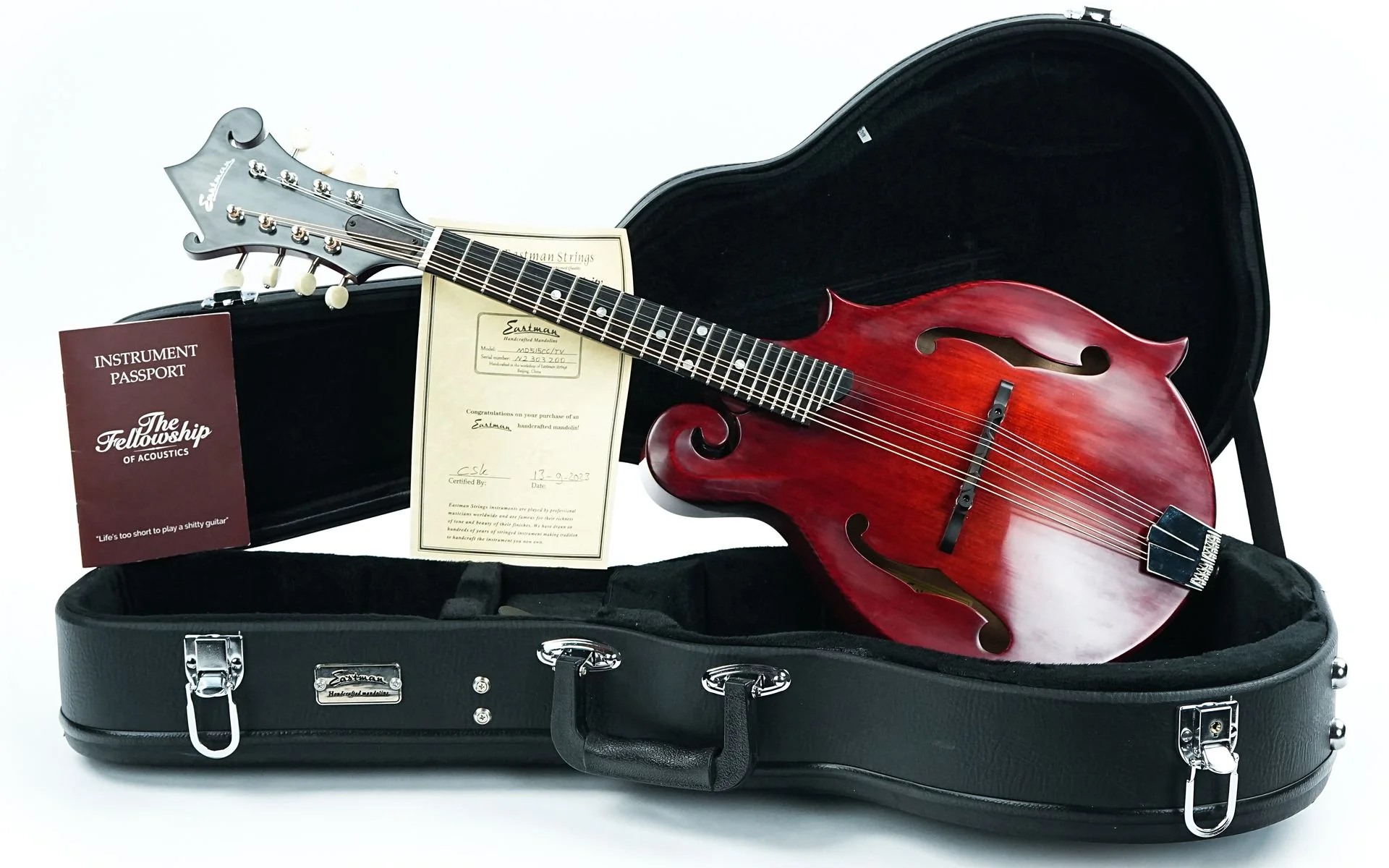 Eastman MD515CC/TV F Style Mandolin - Image 3
