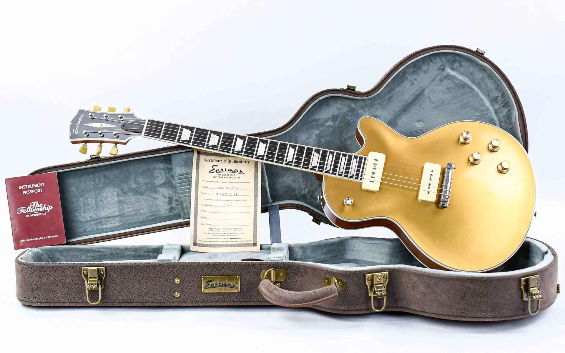 Eastman SB54/TV Limited Edition Vintage Gold - Image 3