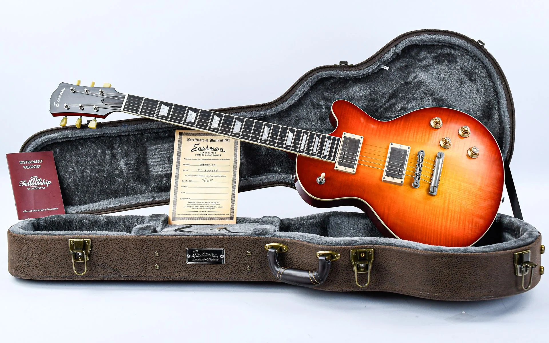Eastman SB59 Redburst Truetone Vintage Gloss - Image 3