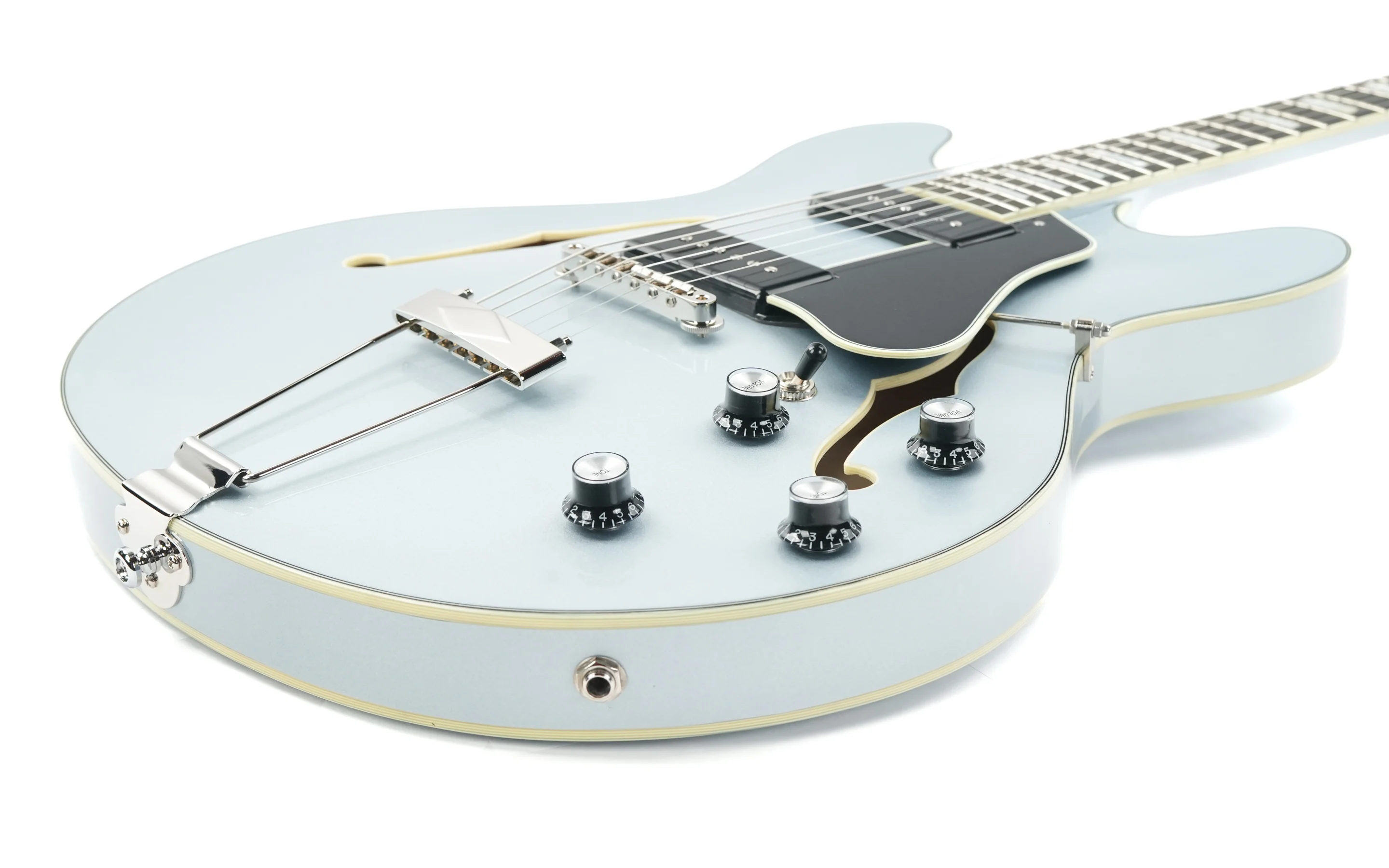 Eastman T64 Thinline Ice Blue Metallic - Image 12
