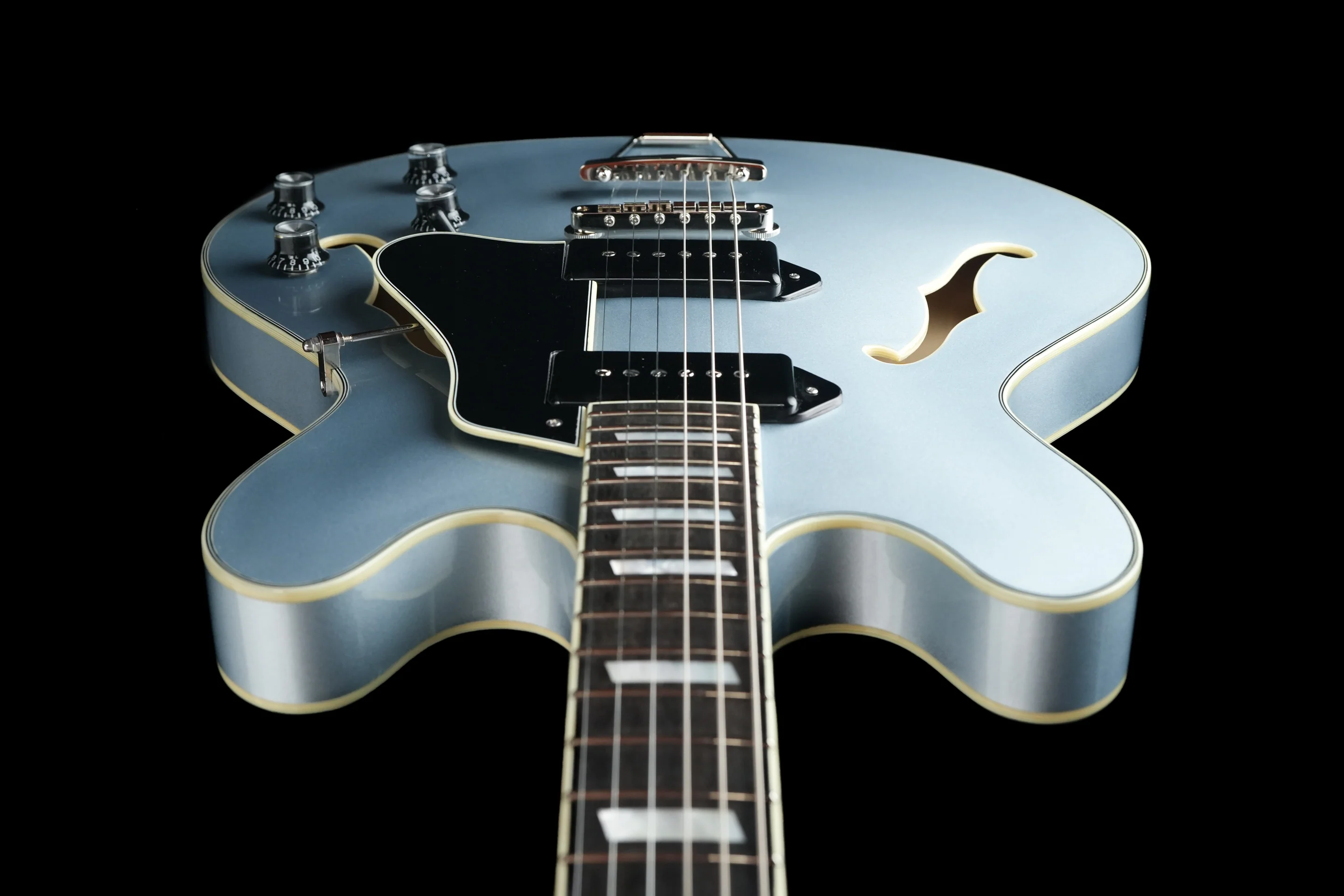 Eastman T64 Thinline Ice Blue Metallic - Image 13