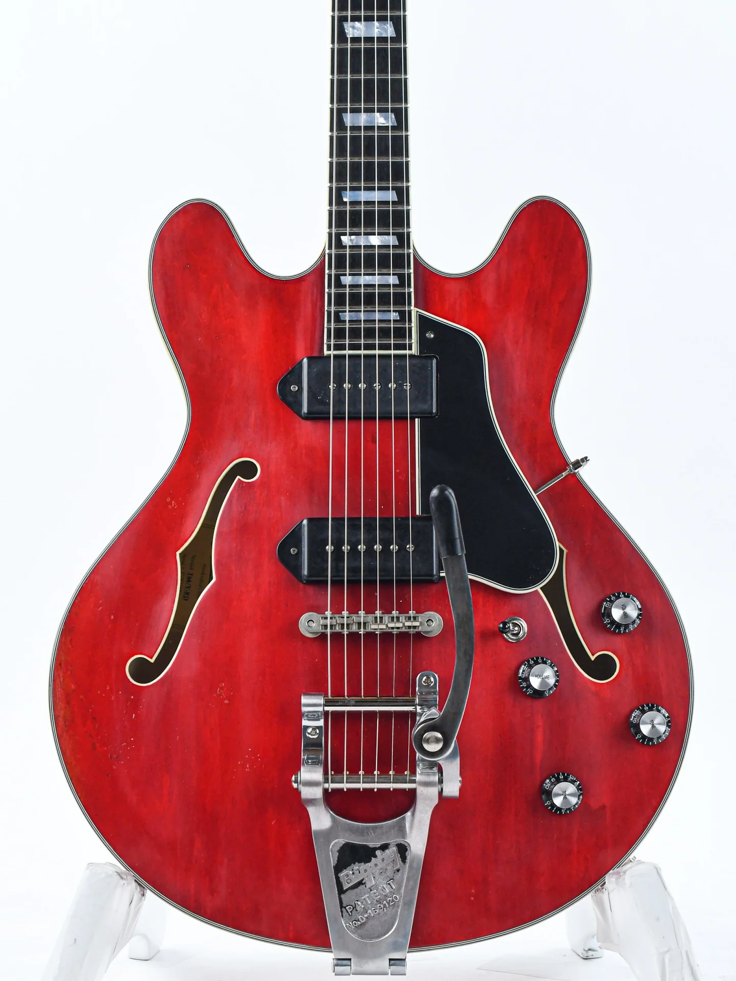Eastman T64/v Antique Red Bigsby - Image 7