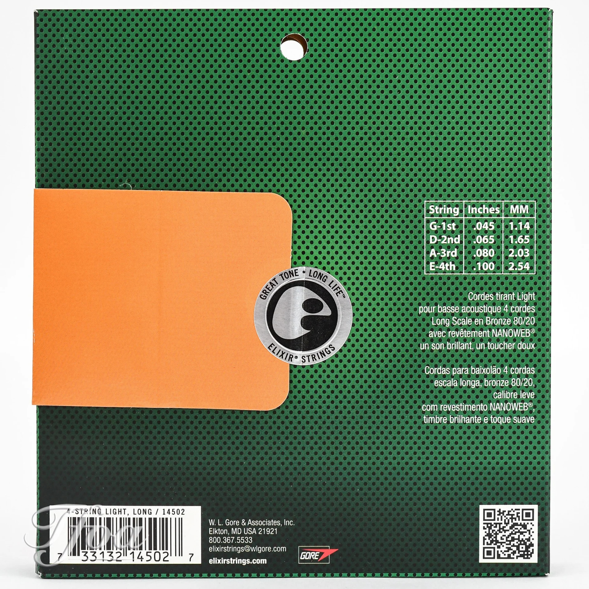Elixir 14502 Acoustic Bass Strings - Image 4