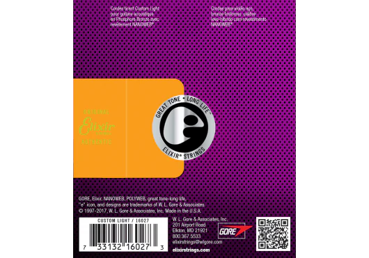 Elixir 16027 Phosphor Bronze Nanoweb Light 11-52 - Image 3