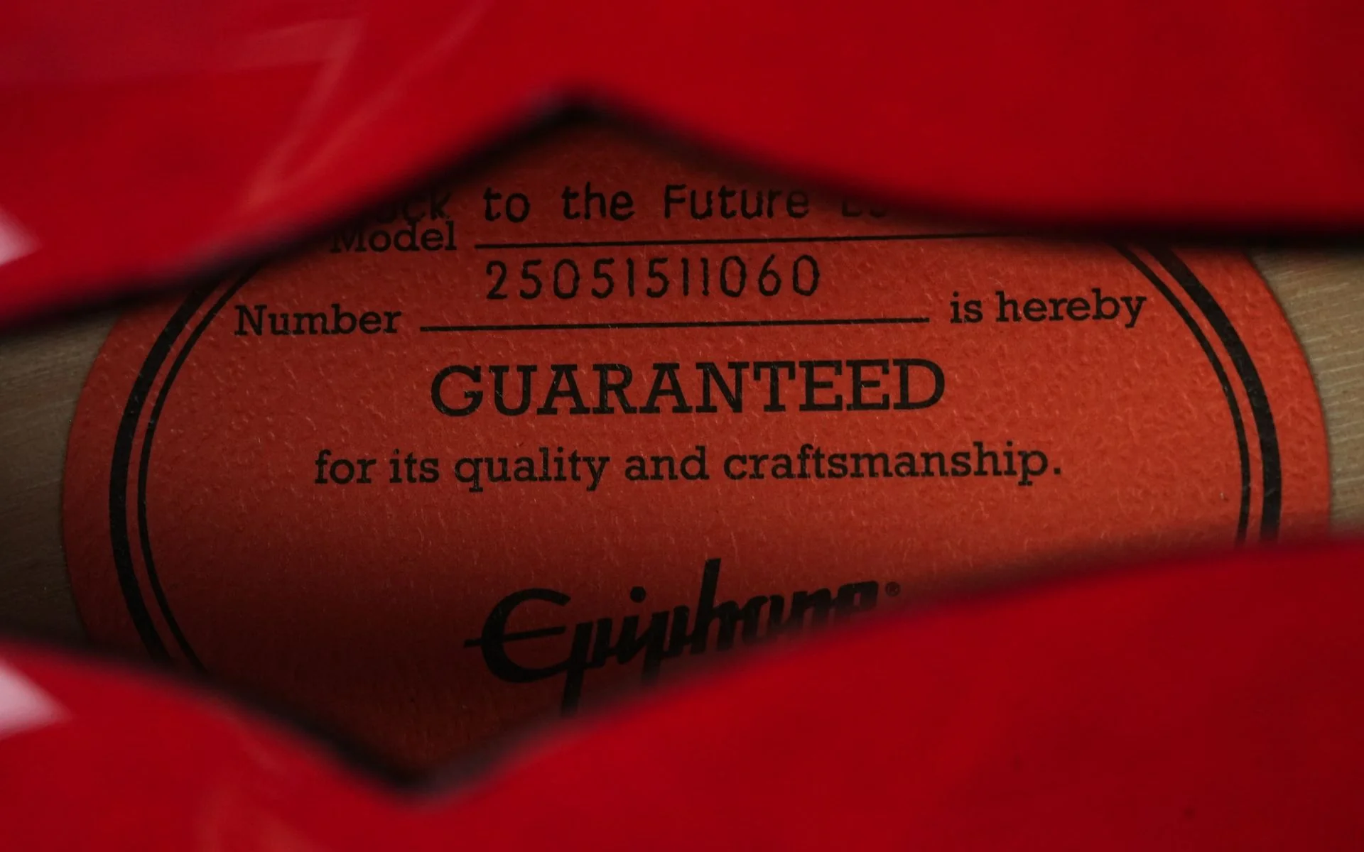 Epiphone Back to the Future 1955 ES345 Cherry Red - Image 11