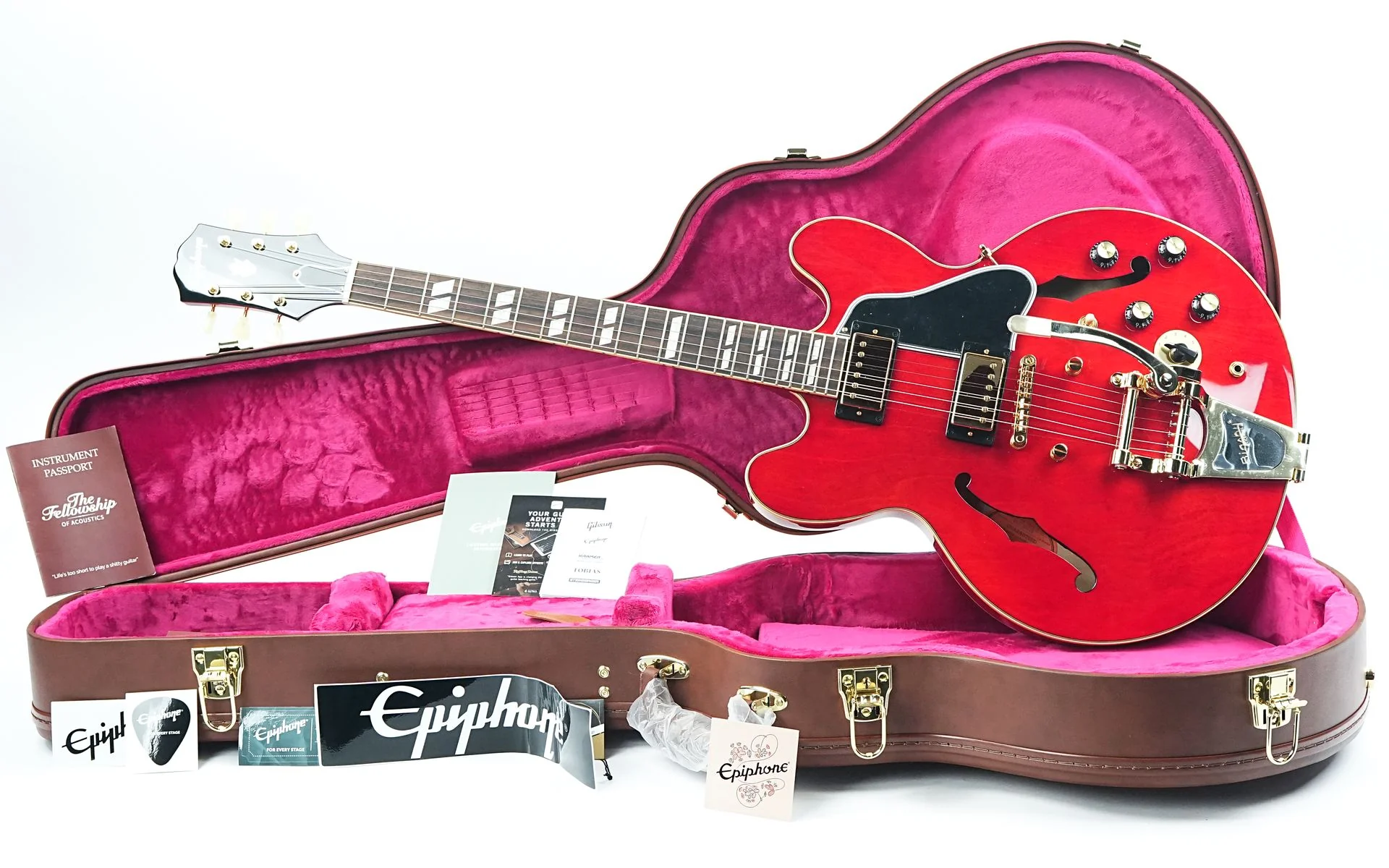 Epiphone Back to the Future 1955 ES345 Cherry Red - Image 3