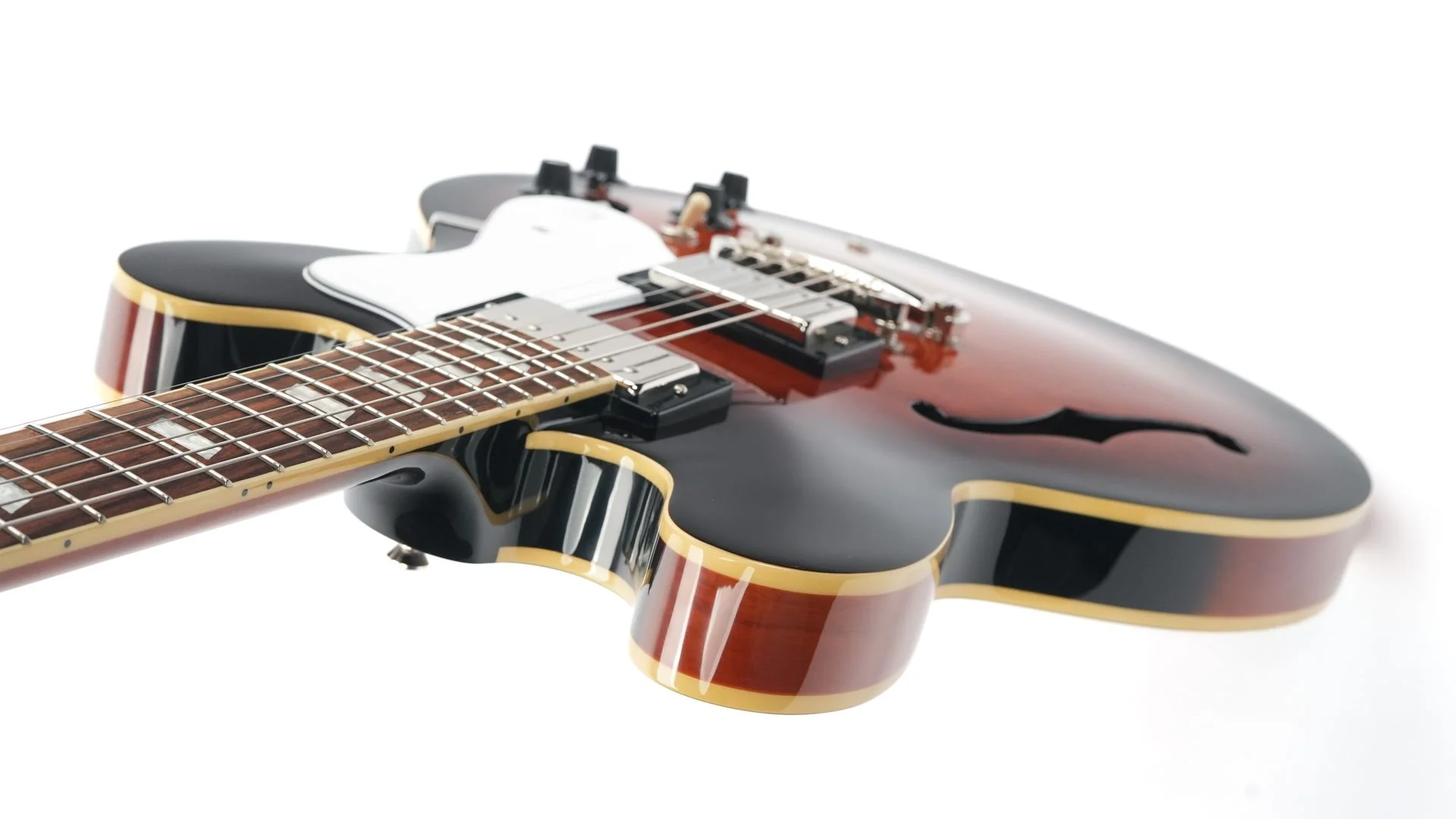 Epiphone Bonehead Riviera Dark Tobacco Sunburst - Image 10