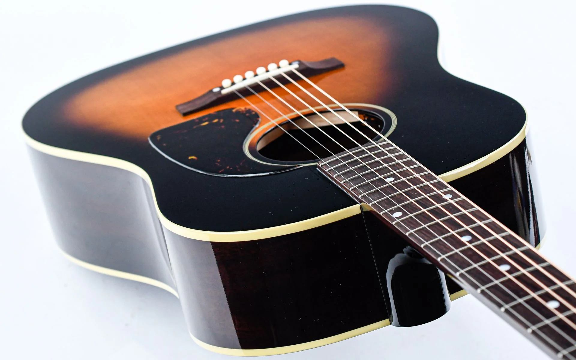 Epiphone Inspired by Gibson Custom 1942 Banner J45 Reissue Vintage Sunburst - Image 10