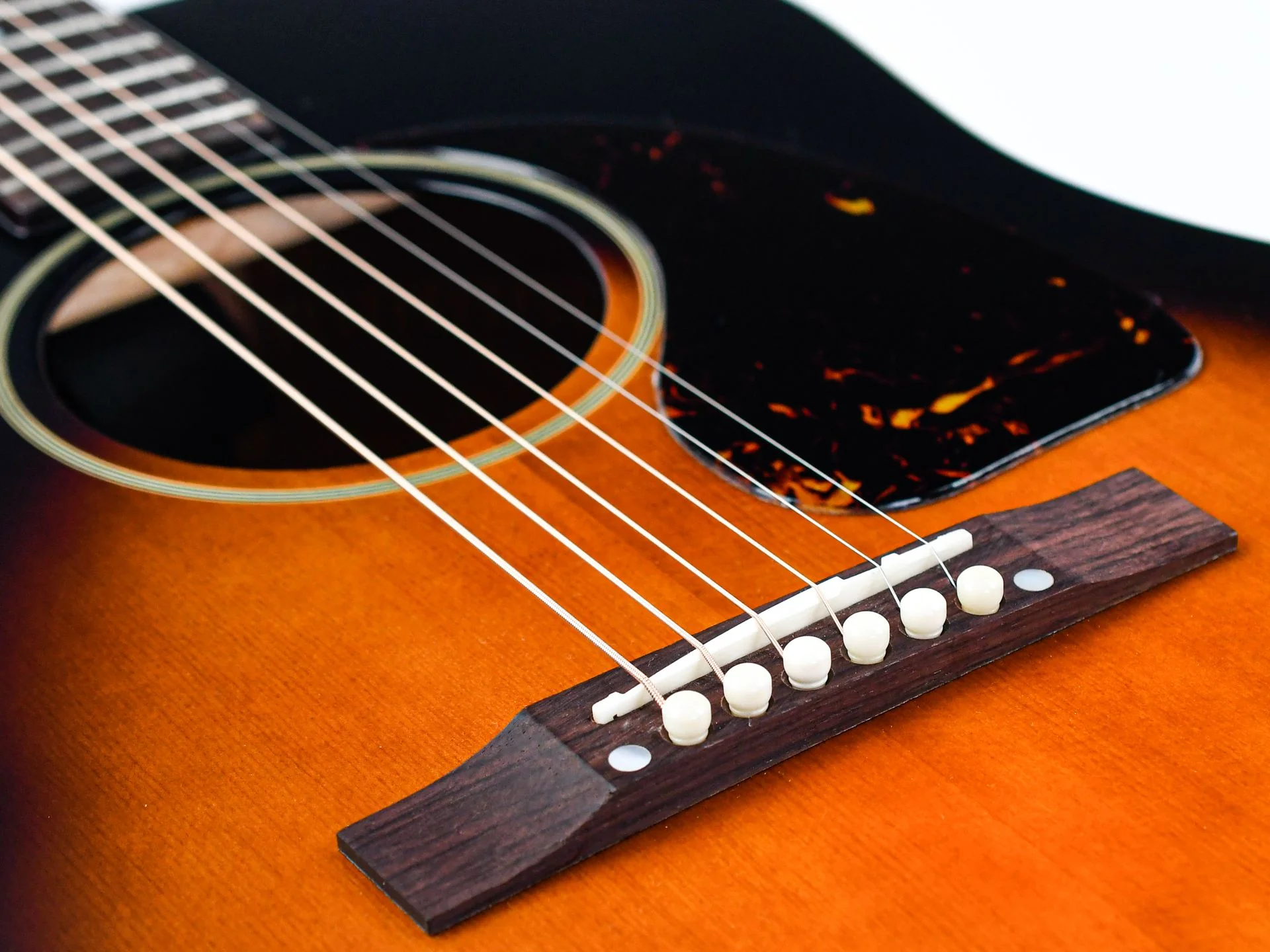 Epiphone Inspired by Gibson Custom 1942 Banner J45 Reissue Vintage Sunburst - Image 7