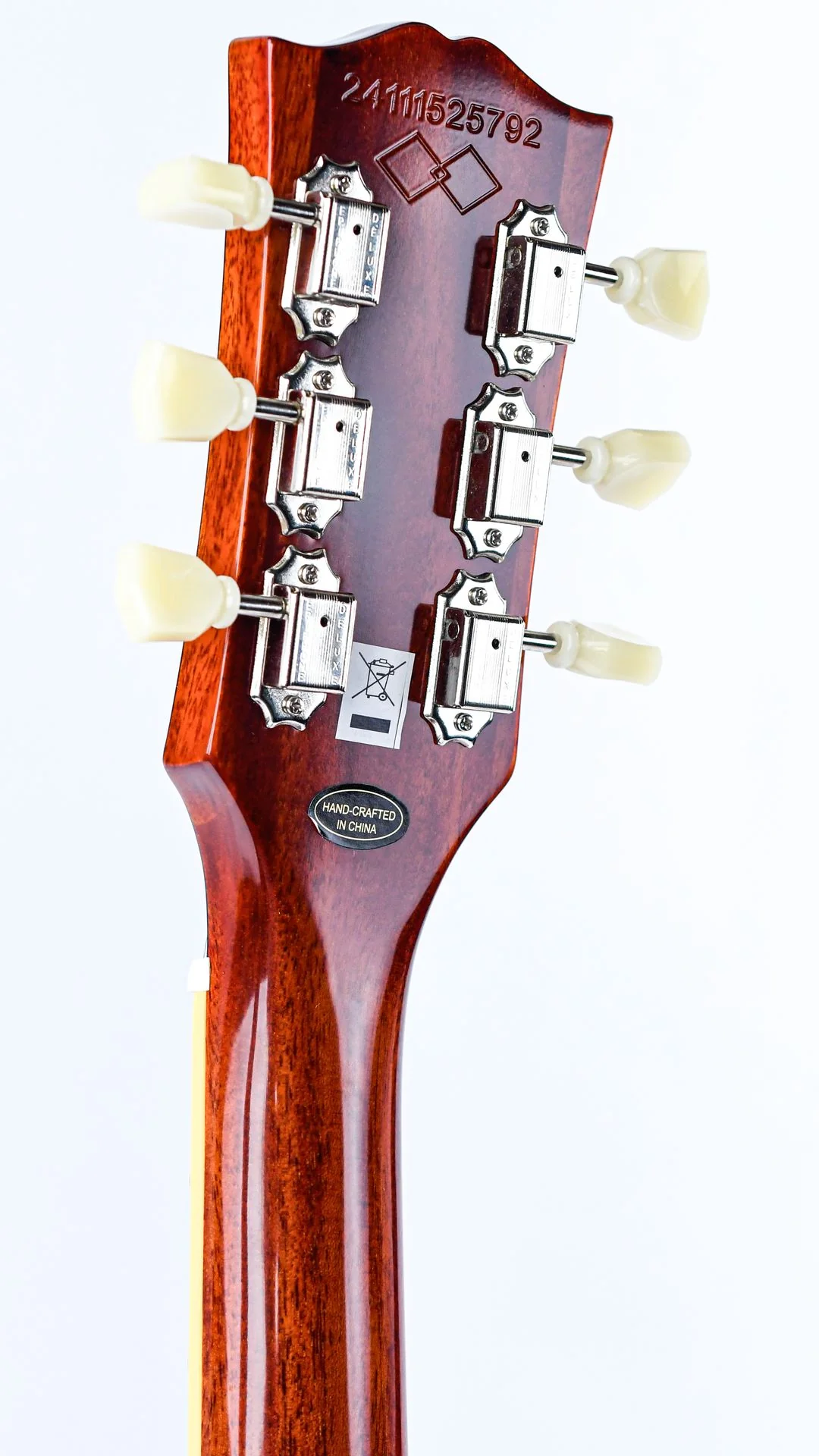 Epiphone Inspired by Gibson Custom 1959 Les Paul Standard Reissue Deep Cherry Sunburst - Image 6