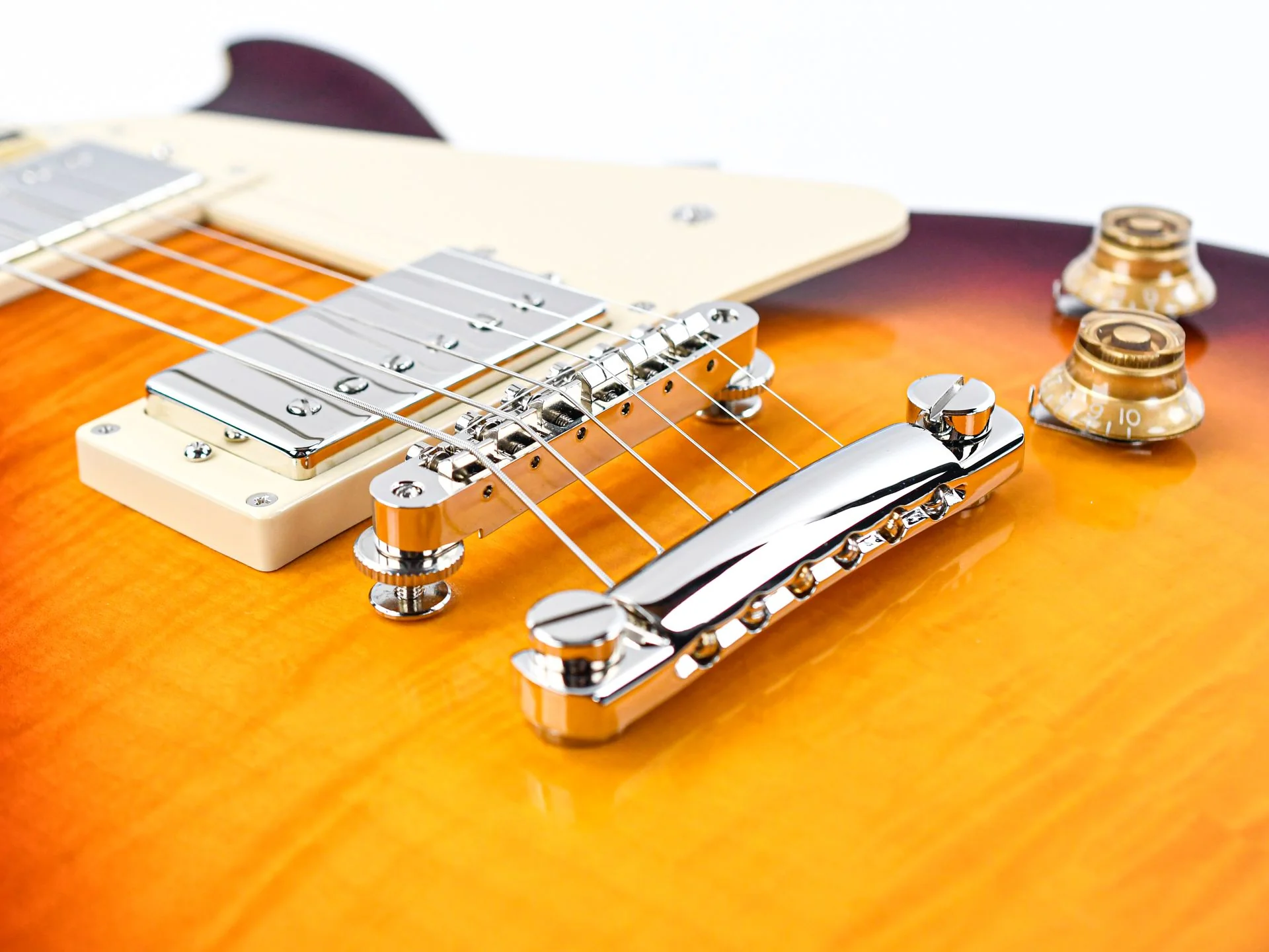 Epiphone Inspired by Gibson Custom 1959 Les Paul Standard Reissue Deep Cherry Sunburst - Image 7