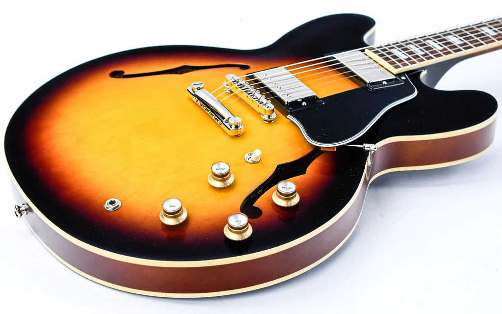 Epiphone Inspired by Gibson Custom 1962 ES335 Reissue Vintage Burst - Image 11