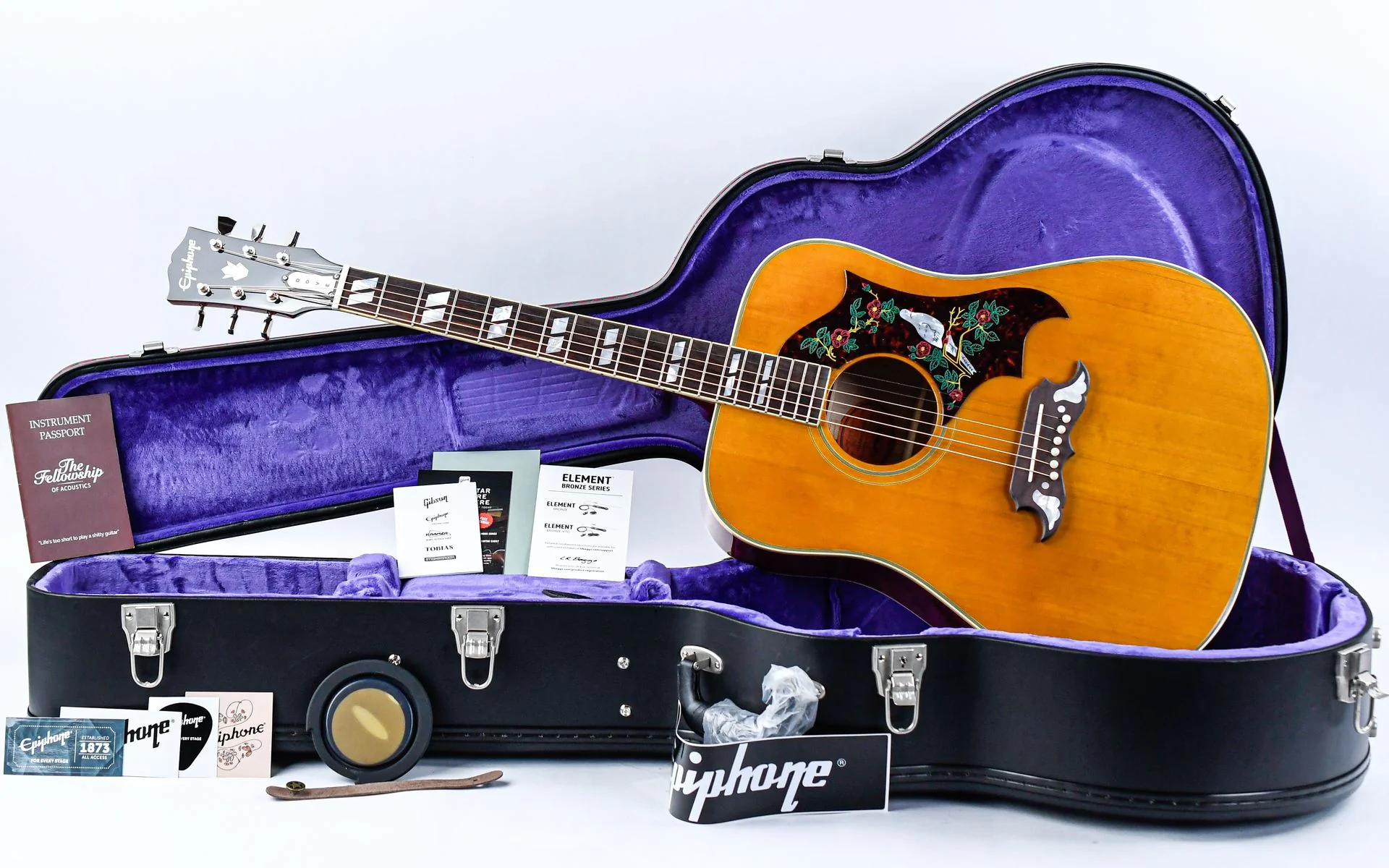 Epiphone Inspired by Gibson Custom 1963 Dove Reissue Natural - Image 3