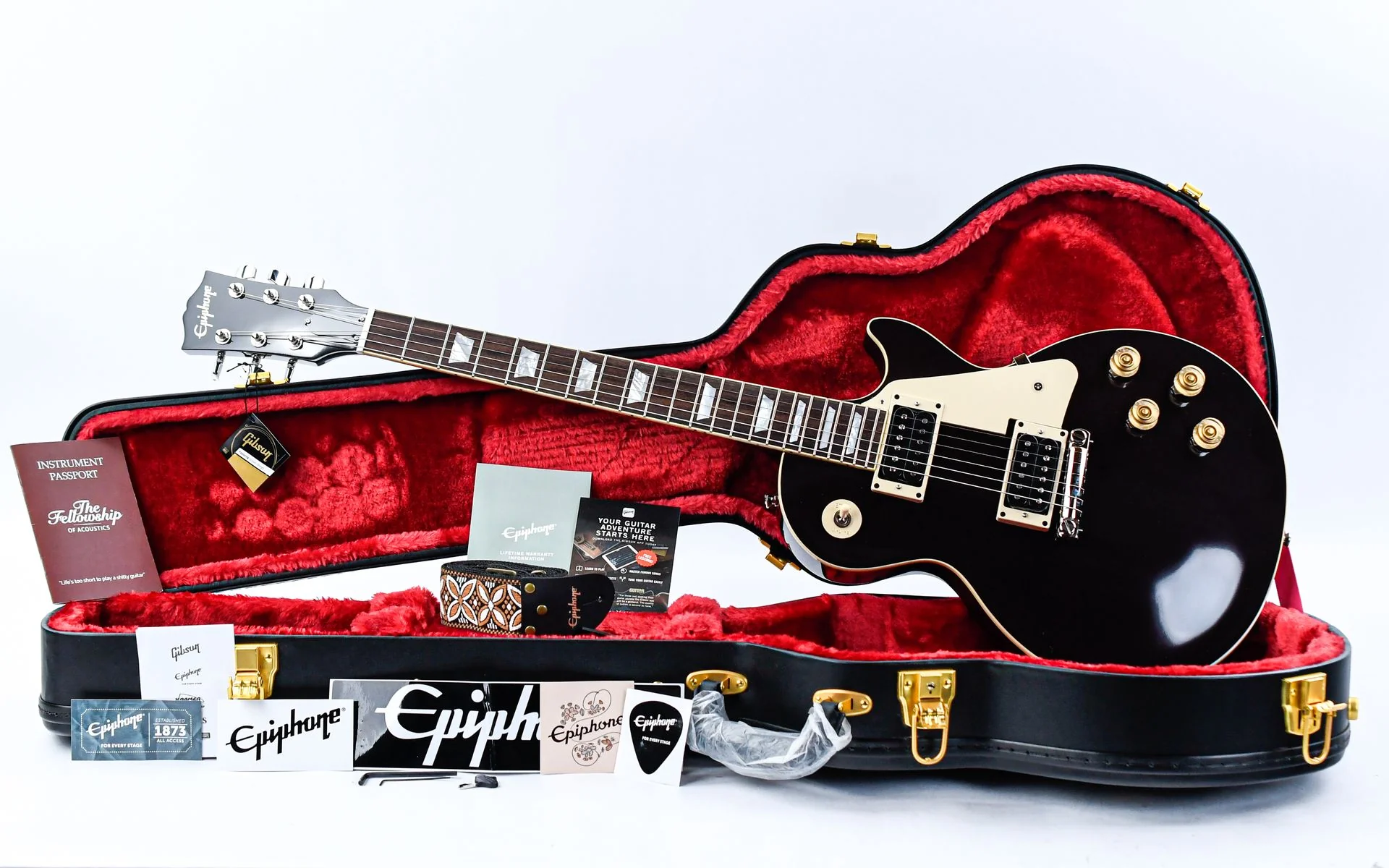 Epiphone Inspired by Gibson Custom Jeff Beck Oxblood 1954 Les Paul - Image 3