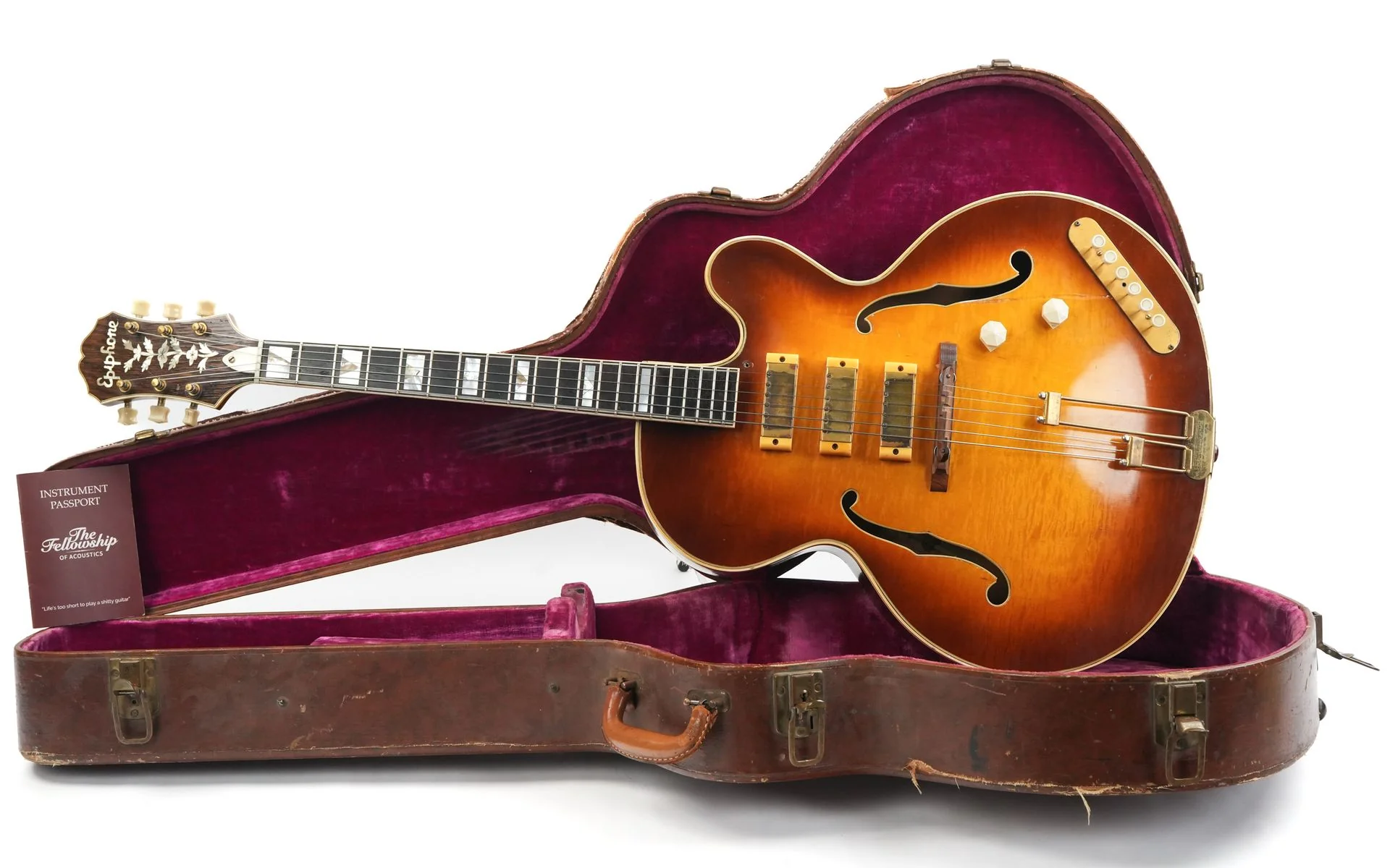 Epiphone Zephyr Emperor Regent 18.5 Inch Archtop Sunburst 1953 - Image 3