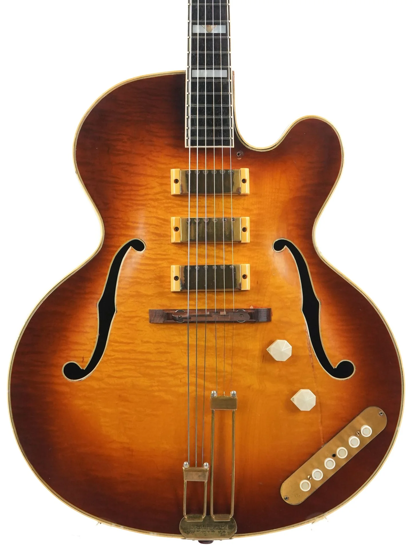 Epiphone Zephyr Emperor Regent 18.5 Inch Archtop Sunburst 1953 - Image 5