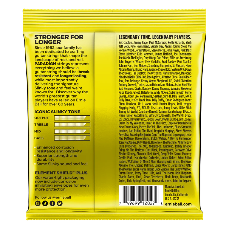 Ernie Ball 2027 Paradigm Beefy Slinky 11-54 - Image 2