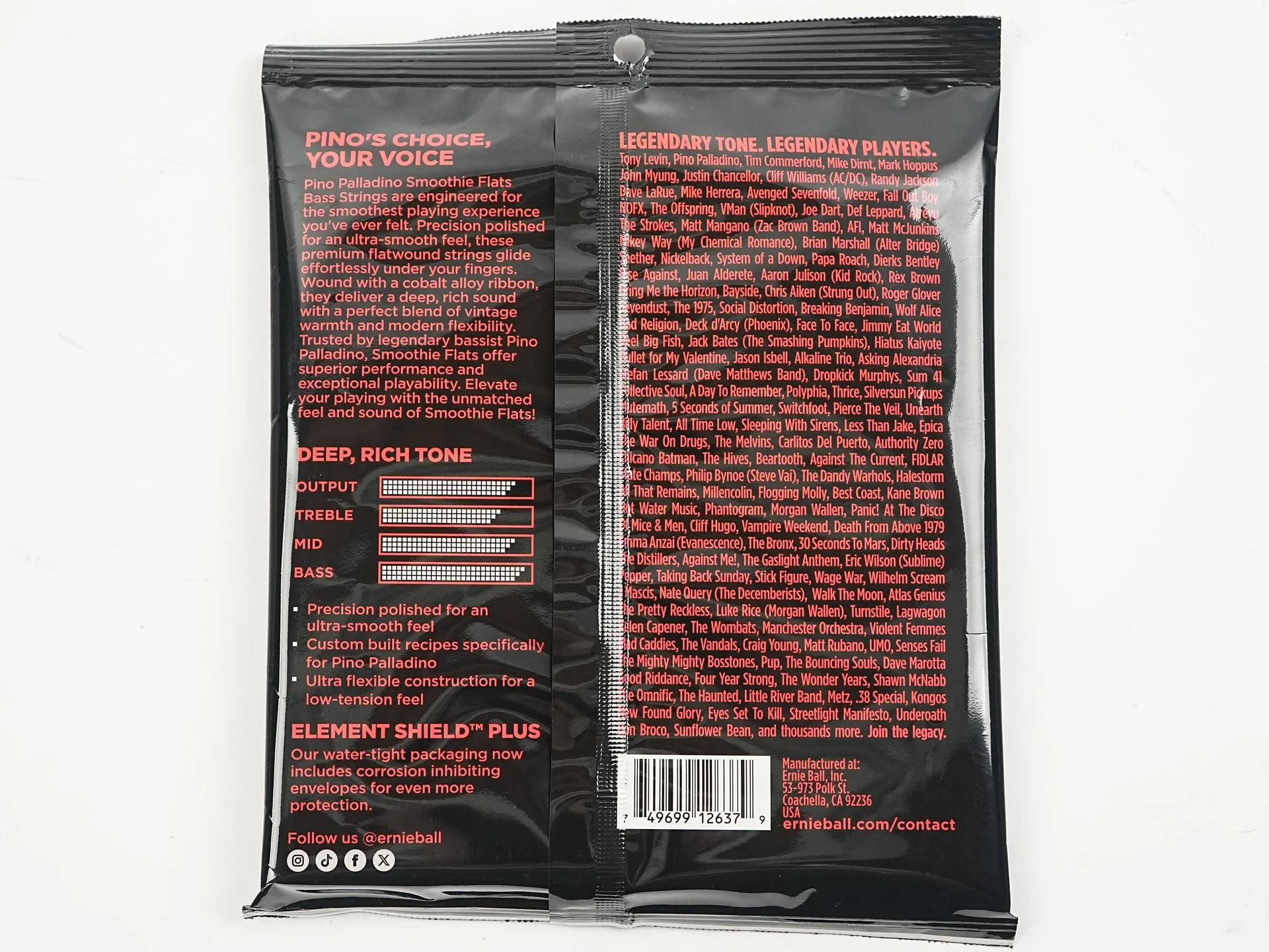 Ernie Ball 2748 Pino Palladino Flatwound Strings 38-98 - Image 3