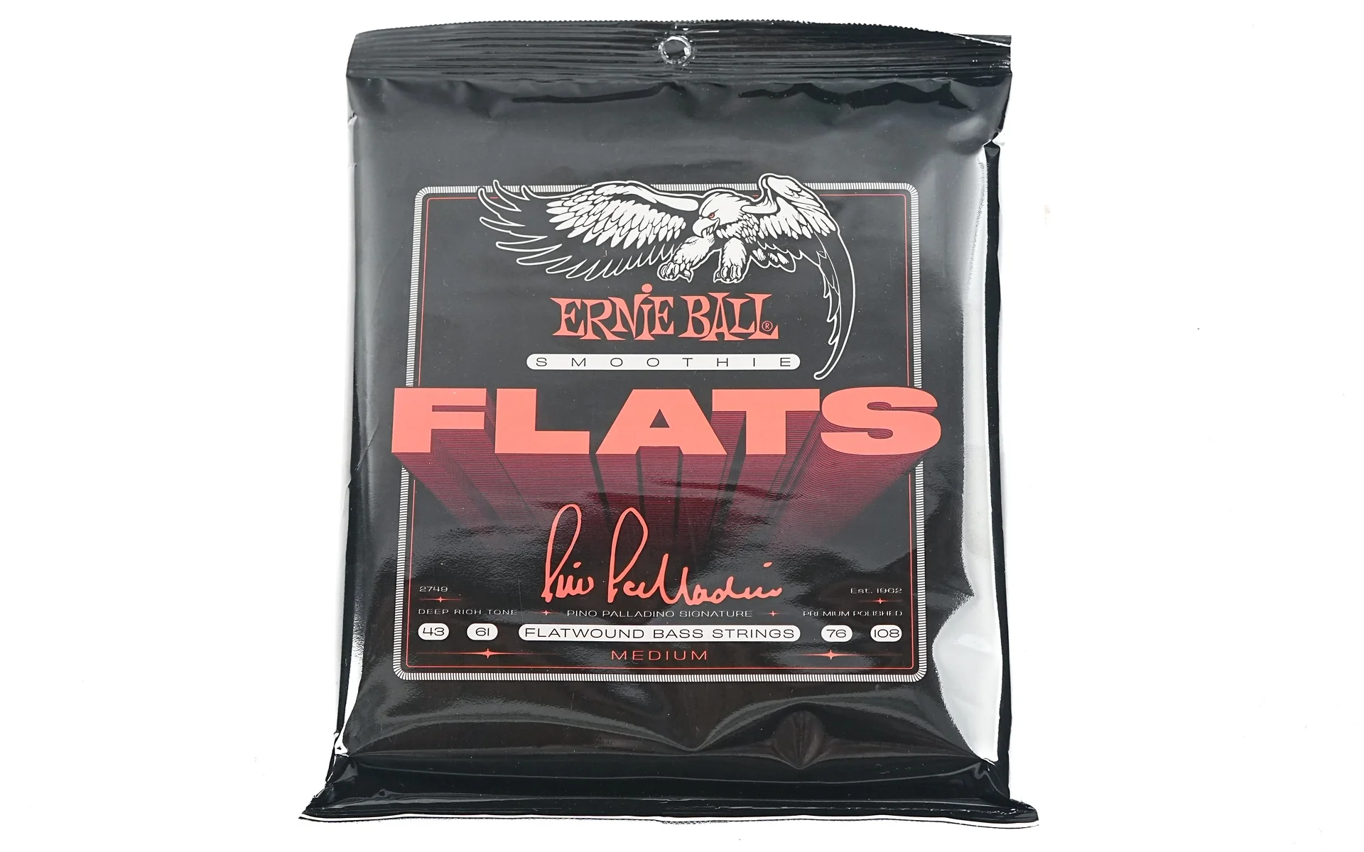 Ernie Ball 2749 Pino Palladino Flatwound Strings 43-108