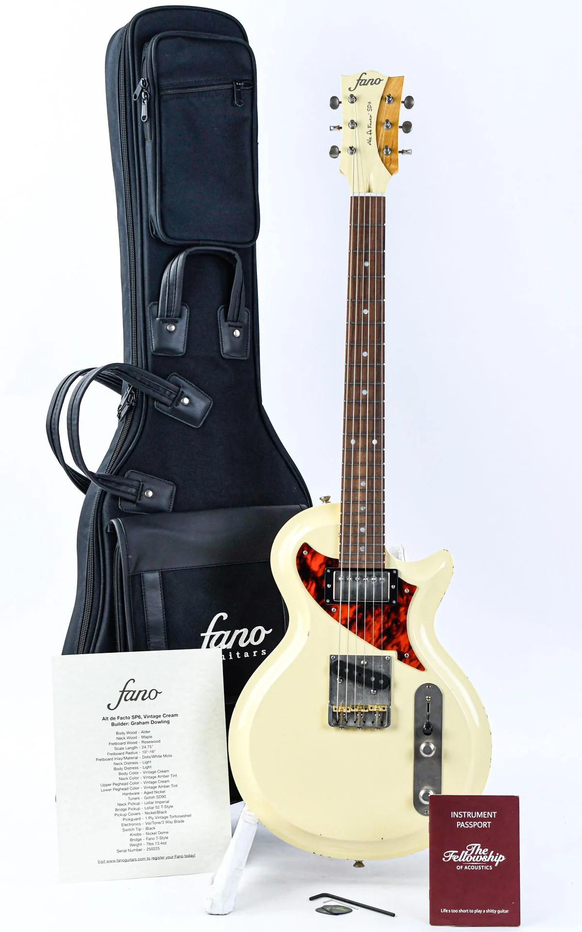 Fano SP6 Alt De Facto German Carve Vintage Cream Light Relic - Image 3