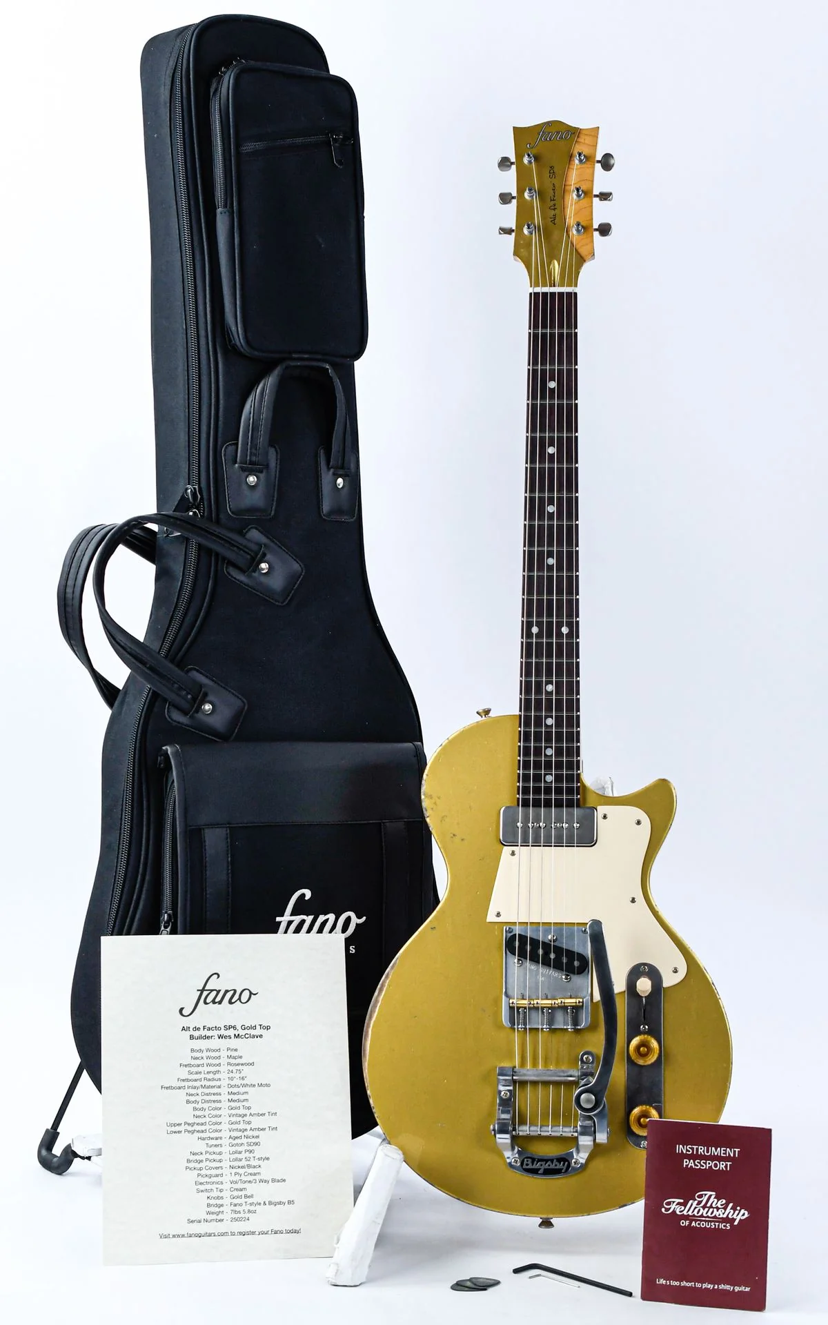 Fano SP6 Alt de Facto Gold Top Relic - Image 3
