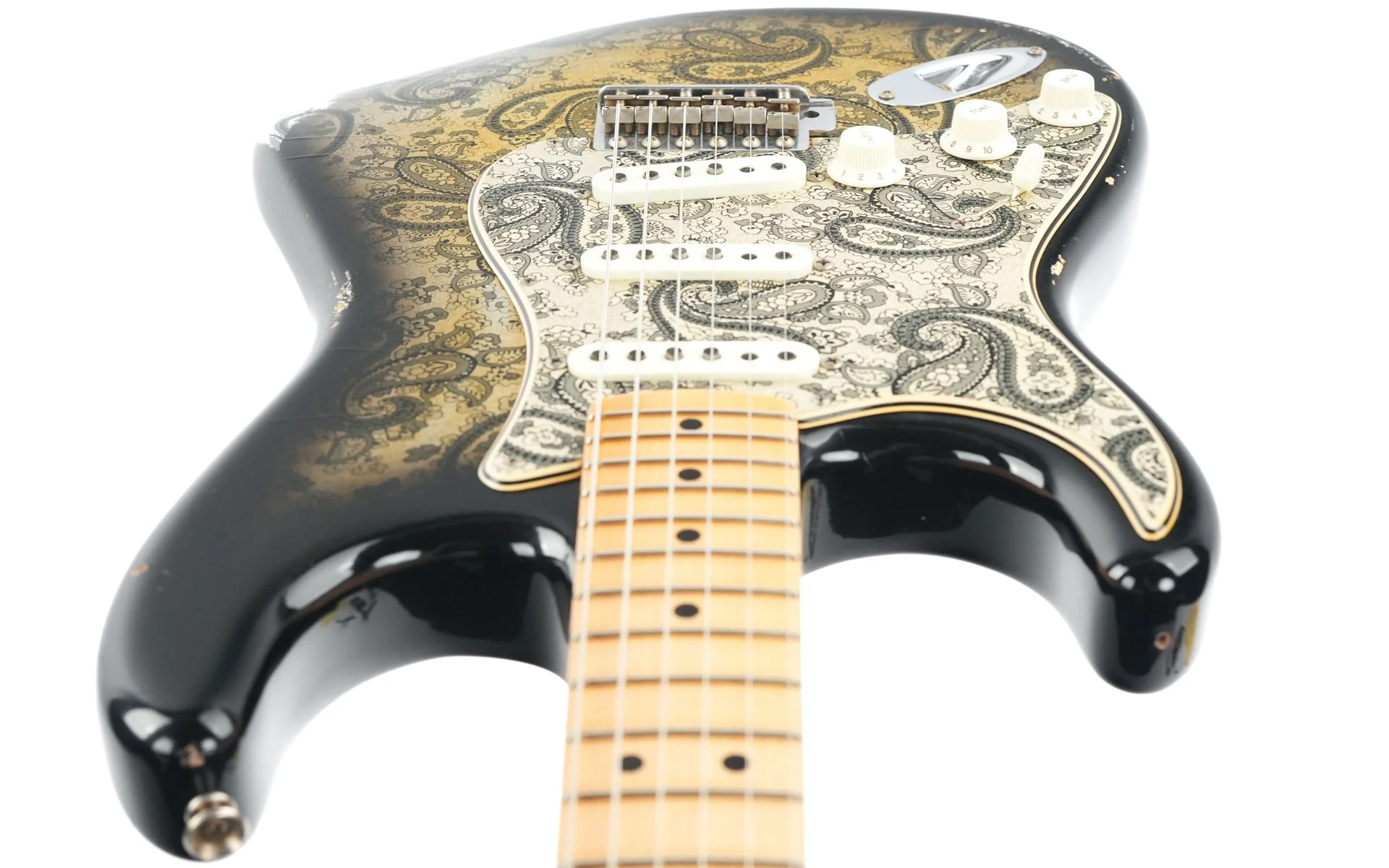 Fender 68 Stratocaster Custom Shop Ltd Black Paisley Relic Lefty 2019 - Image 13