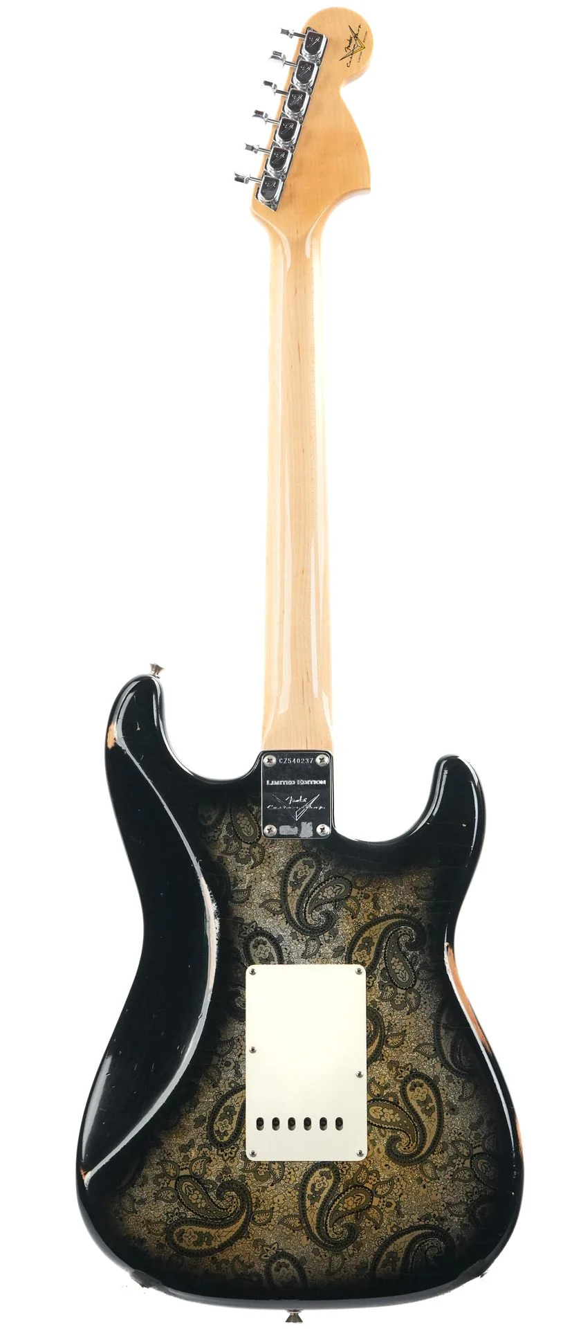 Fender 68 Stratocaster Custom Shop Ltd Black Paisley Relic Lefty 2019 - Image 4