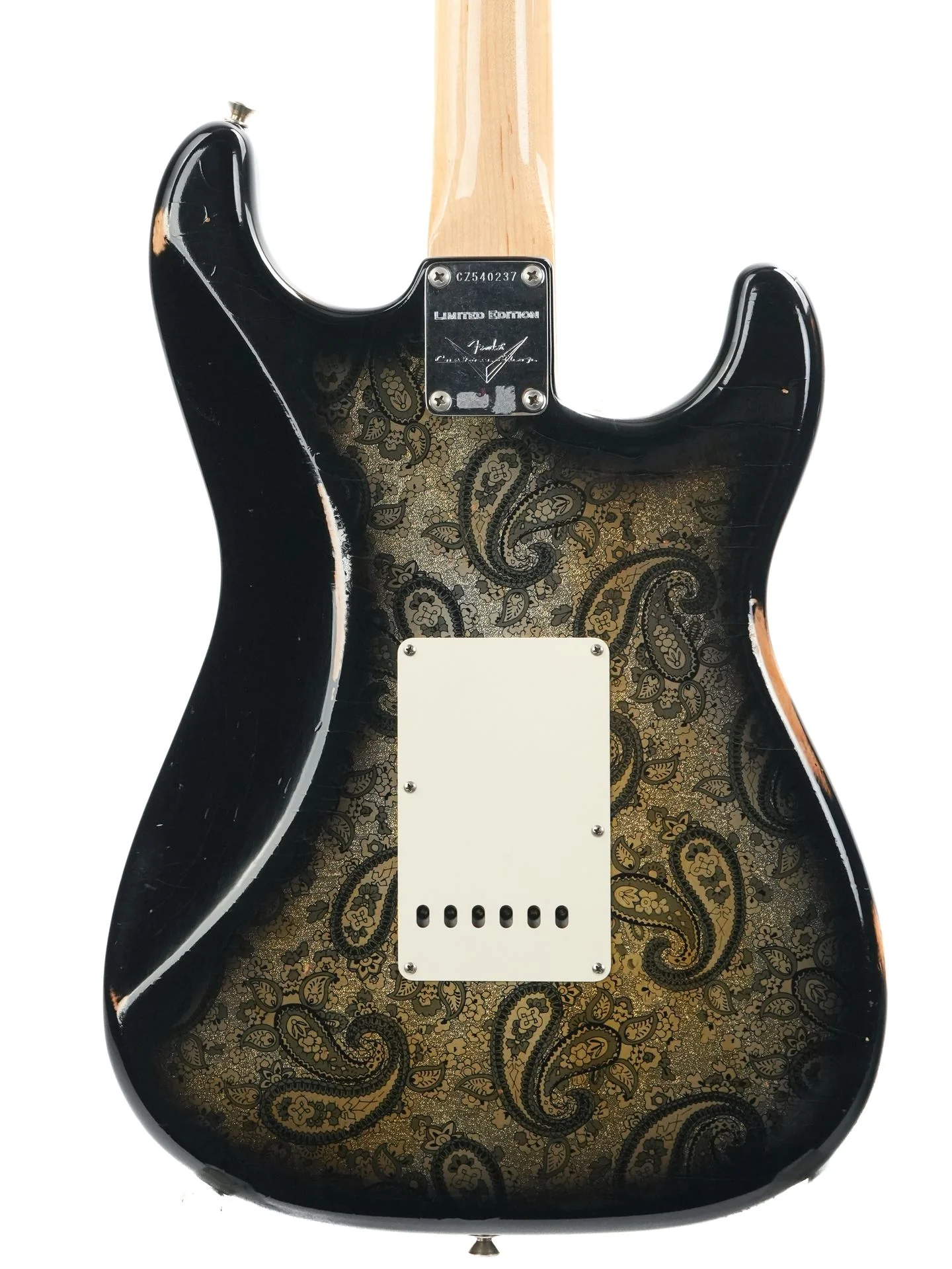 Fender 68 Stratocaster Custom Shop Ltd Black Paisley Relic Lefty 2019 - Image 8