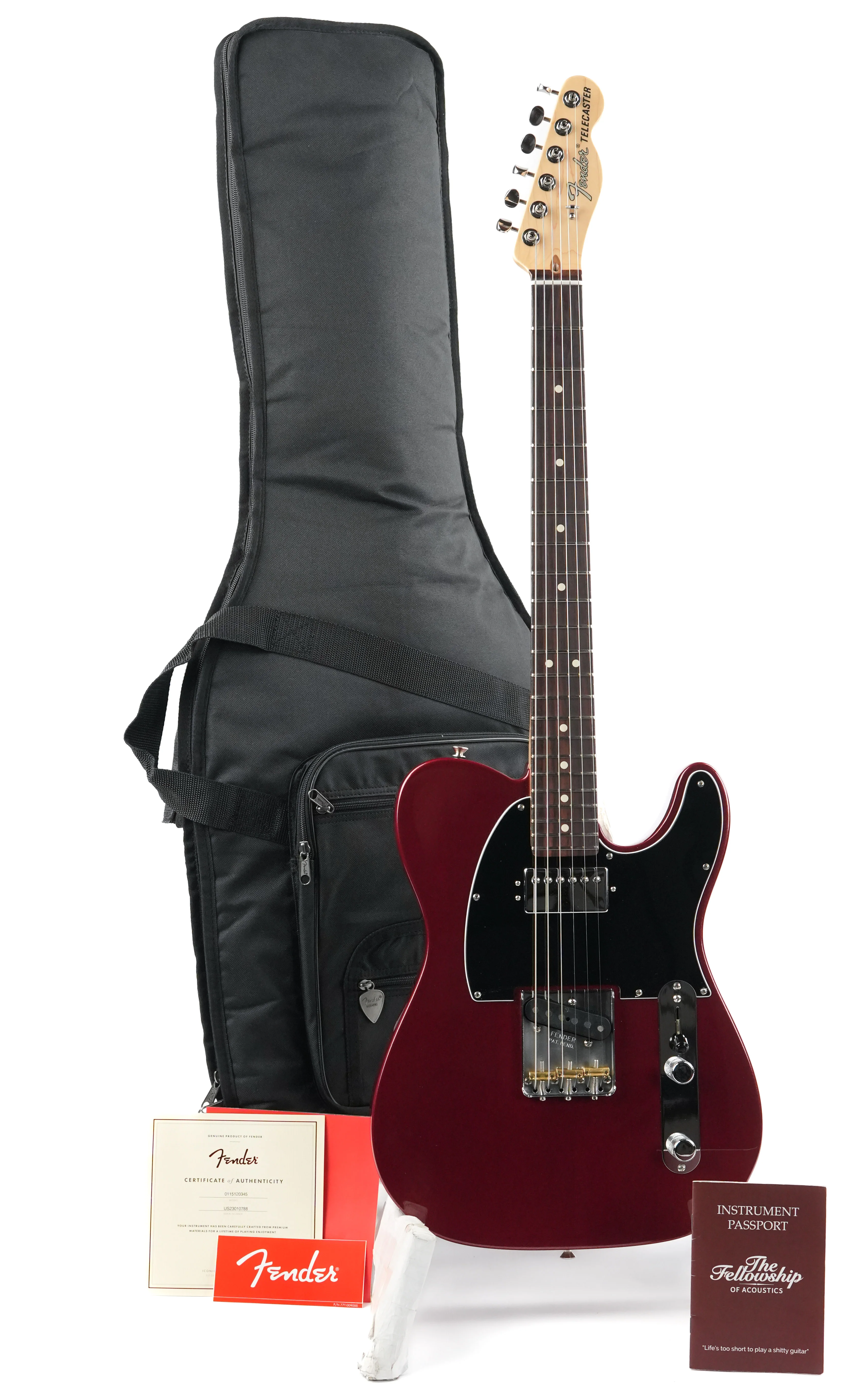 Fender American Performer Telecaster SH Sparkling Burgundy 2023 - Image 3