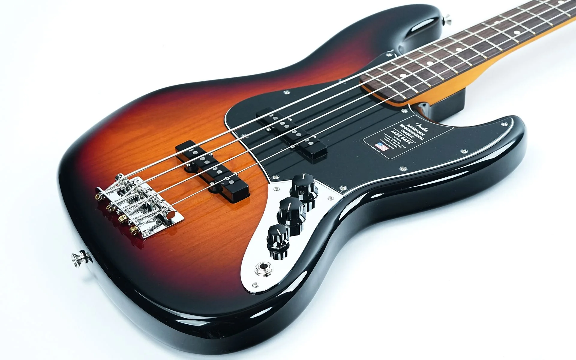 Fender American Professional Classic Jazz Bass 3 Color Sunburst - Image 11