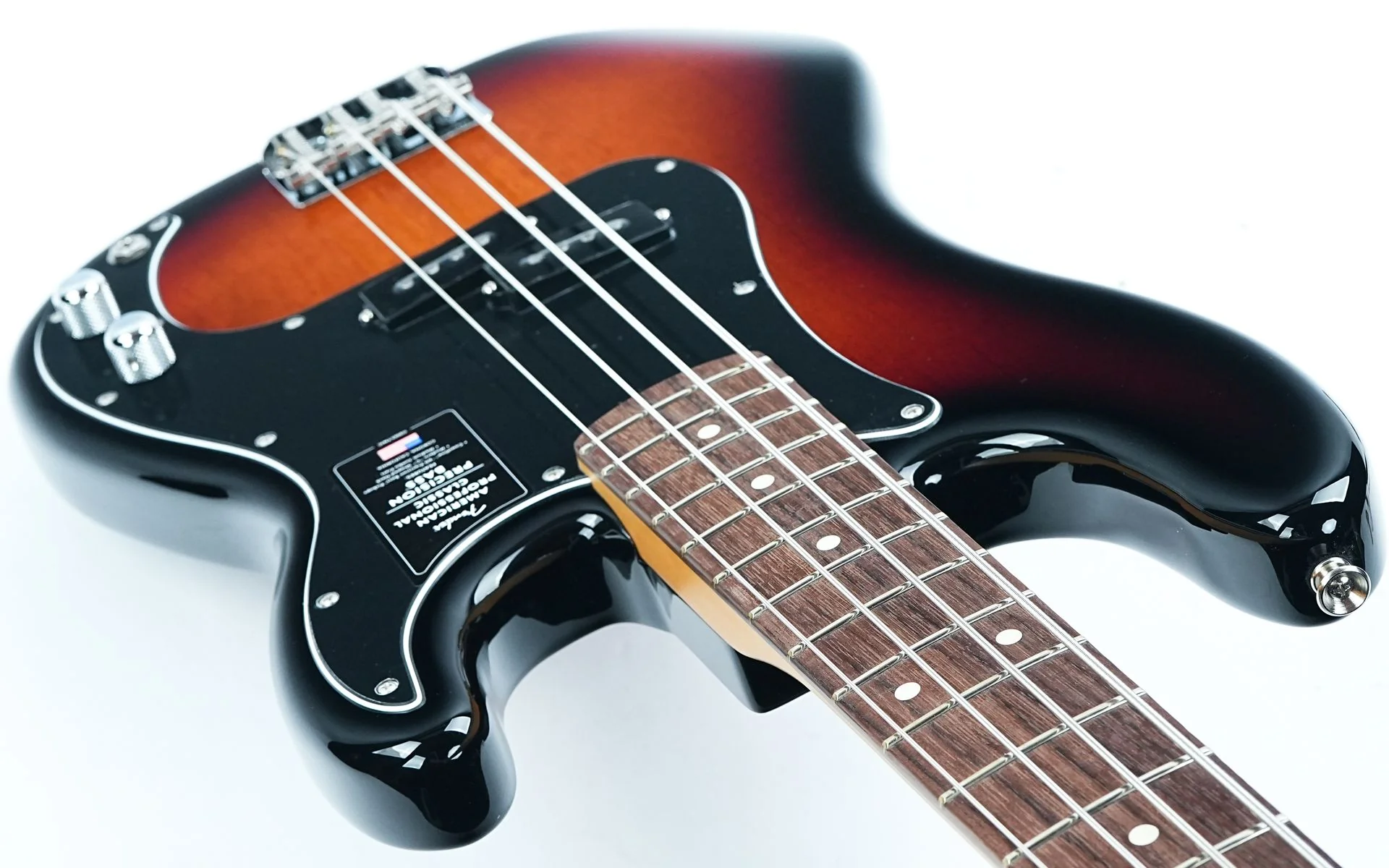 Fender American Professional Classic Precision Bass 3 Color Sunburst - Image 10